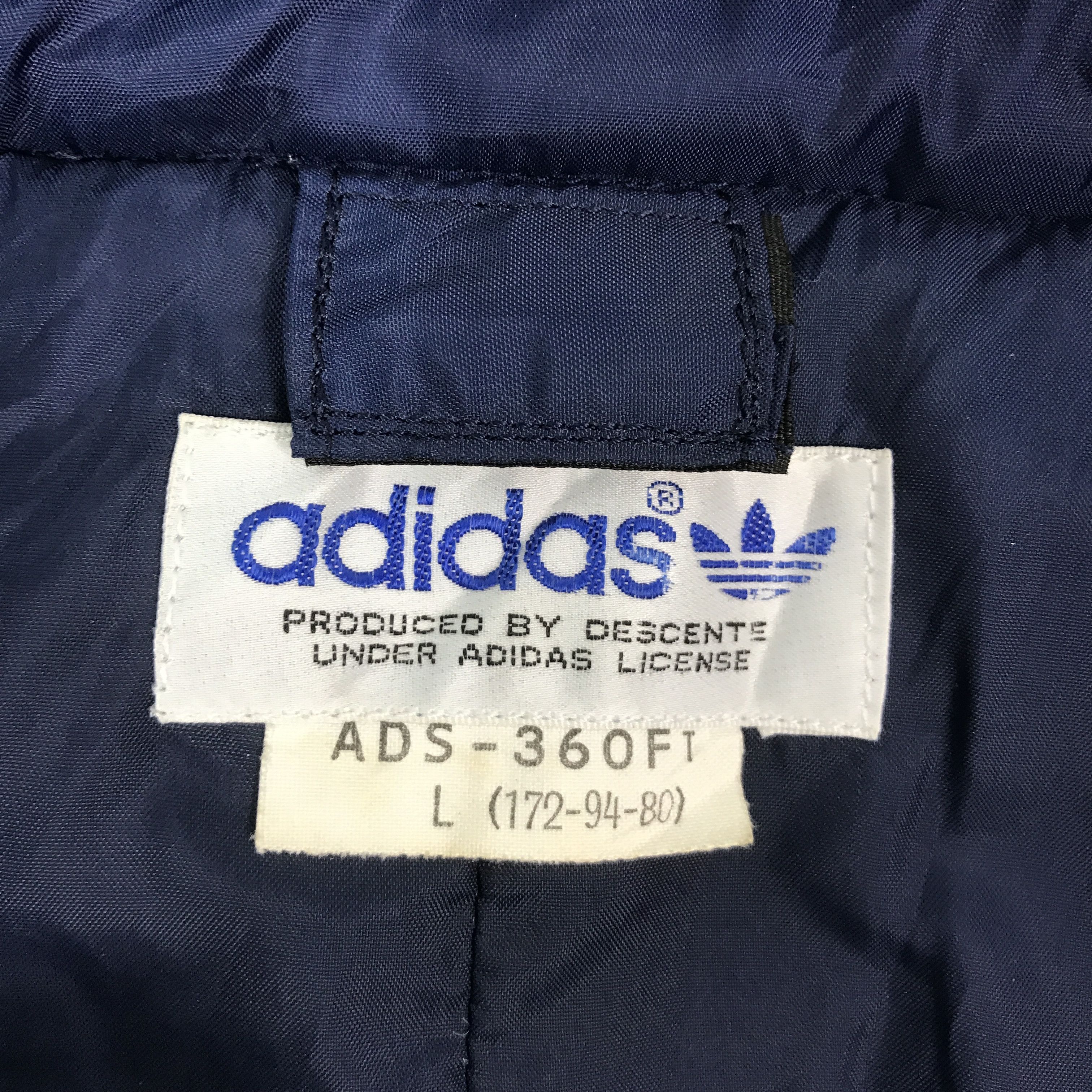 Adidas × Vintage 90s ADIDAS ZIPPER JACKET Size US L / EU 52-54 / 3 - 11 Thumbnail