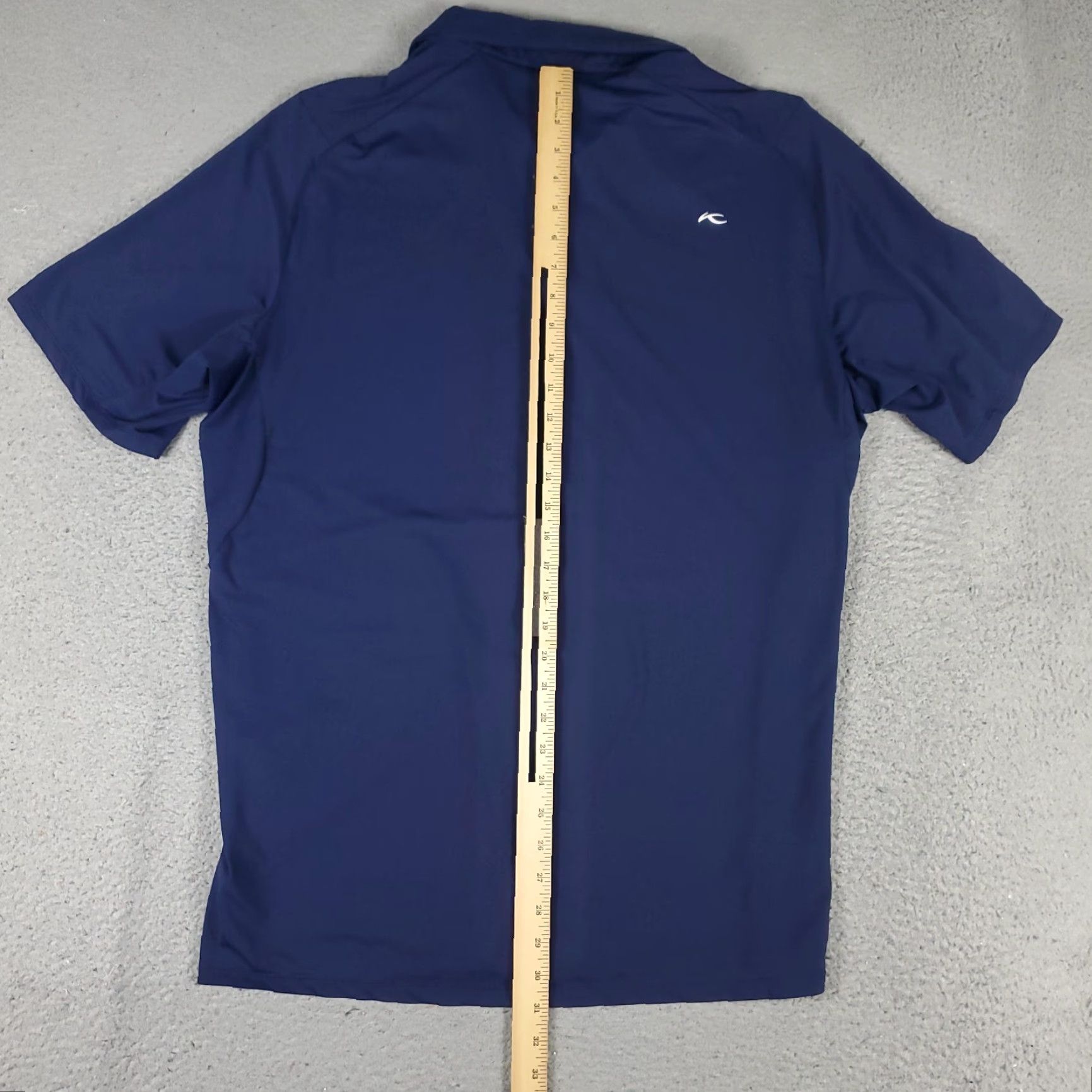 KJUS KJUS Polo Shirt Mens XL Blue Golf Casual Short Sleeve Button Collar Logo Vintage No Size US XL / EU 56 / 4 - 6 Thumbnail