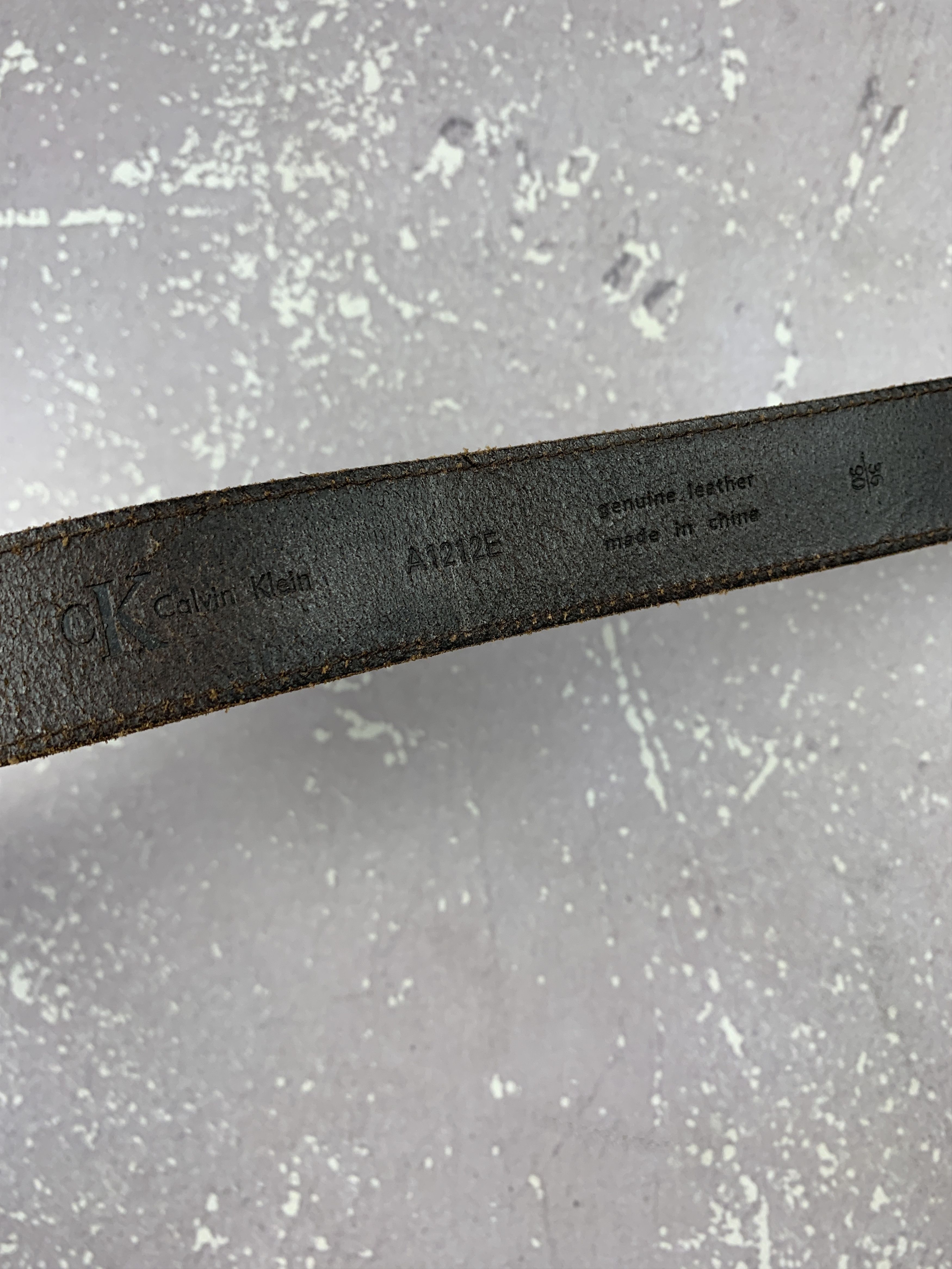 Calvin Klein Vintage Calvin Klein Unique Rare Buckle System Leather Belt Size ONE SIZE - 5 Thumbnail