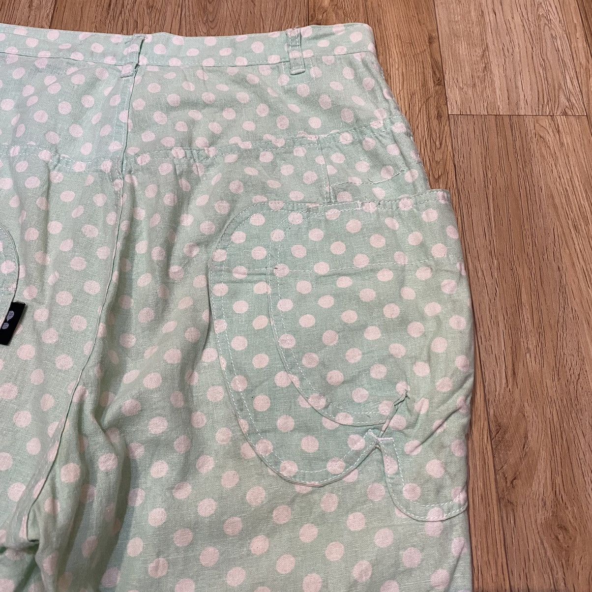 Issey Miyake 2000s Mercibeaucoup By Issey Miyake Polkadot Light Green Size US 26 / EU 42 - 6 Thumbnail