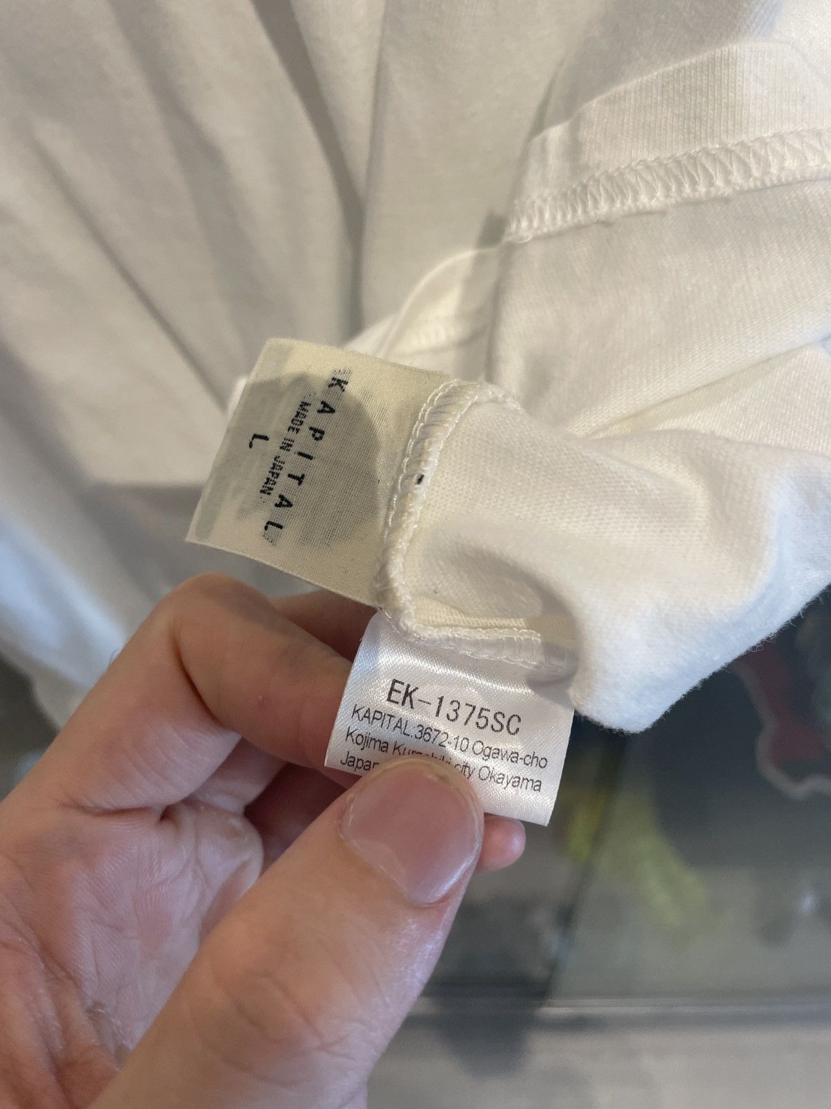 Kapital Kapital Rookie Smile T-Shirt White Size US L / EU 52-54 / 3 - 6 Thumbnail