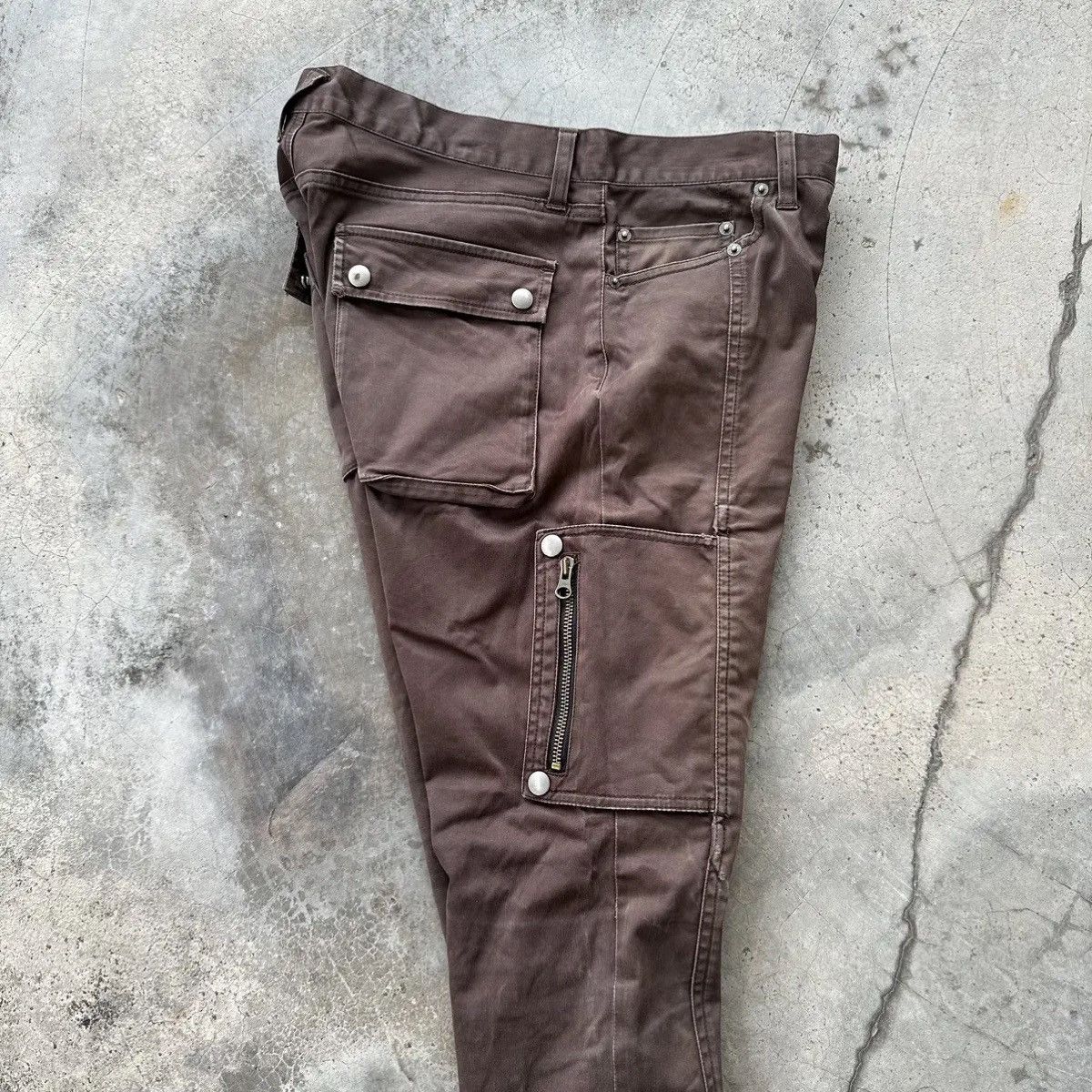 PPFM STEALS💥Vtg PPFM Utility Multipocket Faded Double Bones Pant Size US 31 - 15 Thumbnail