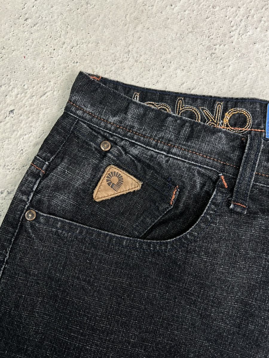 Akademiks Rare baggy fit jnco style distressed jeans y2k style Size US 34 / EU 50 - 6 Thumbnail