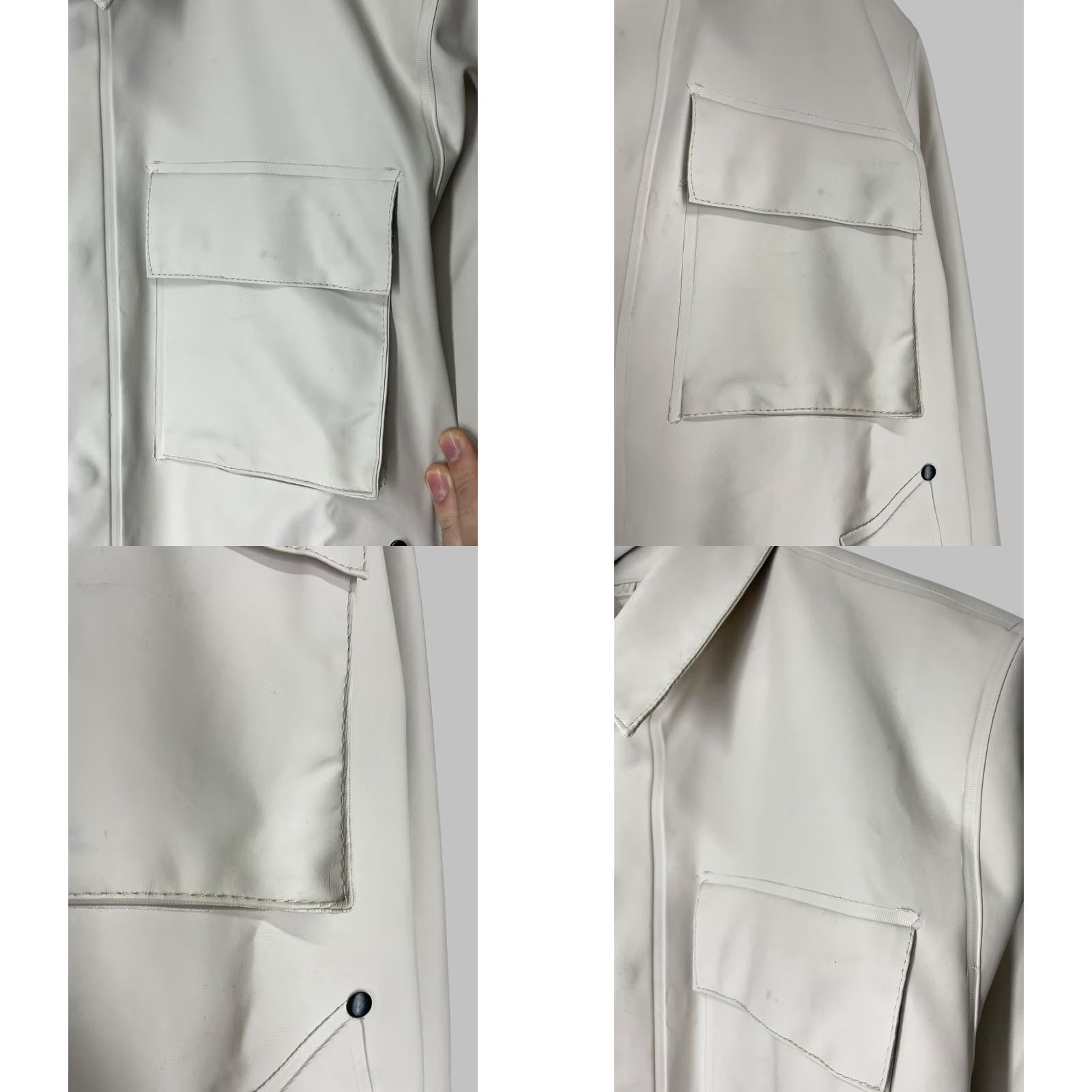 Stutterheim Stutterheim Ringen Raincoat Overshirt Sand Women M Size M / US 6-8 / IT 42-44 - 9 Thumbnail