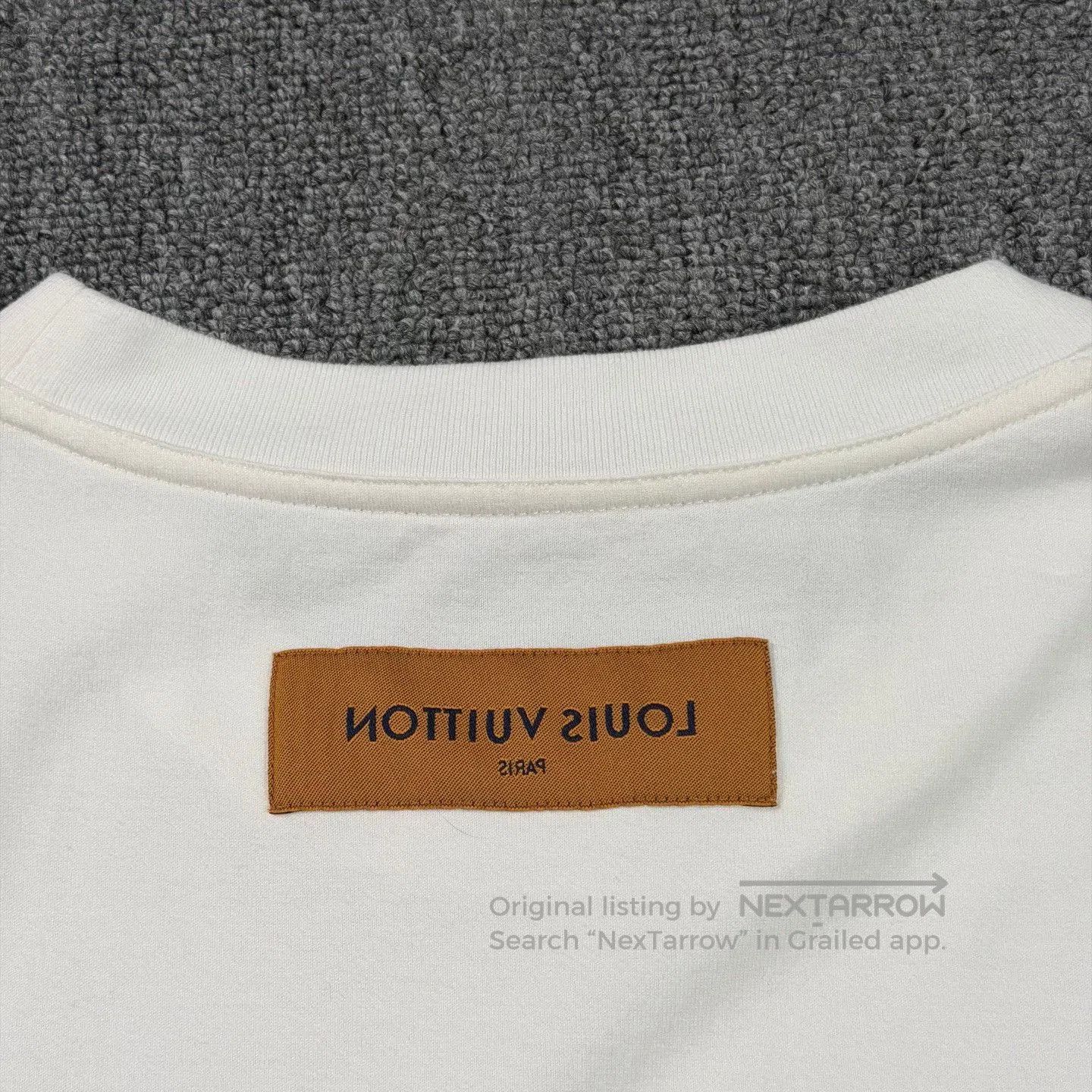 Louis Vuitton LV Embossed Logo White T-Shirt. Size US XL / EU 56 / 4 - 8 Thumbnail