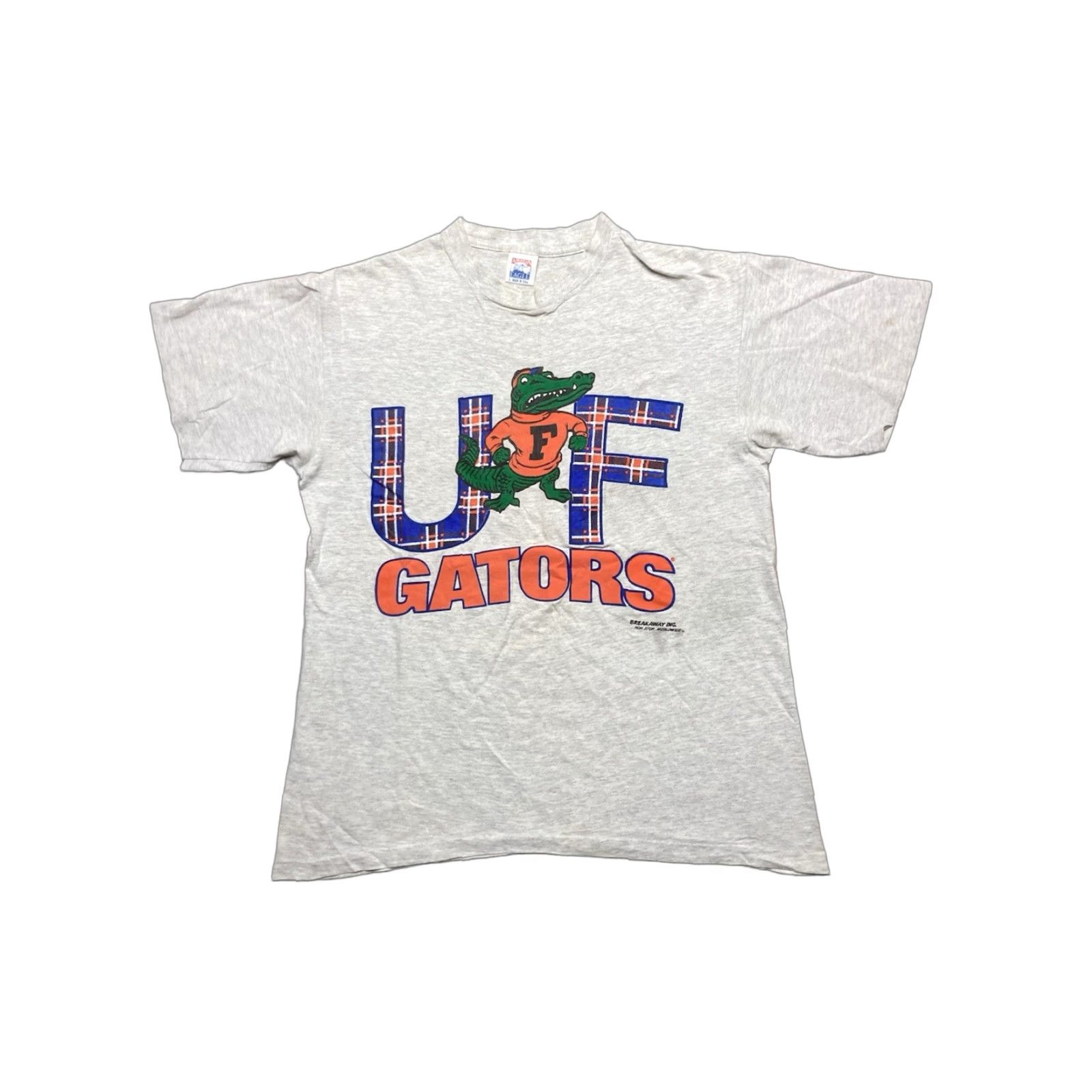 NCAA VINTAGE Florida Gators College NCAA Graphic T-Shirt | Single Stitch Large | Gray | Men’s T-Shirt Size US L / EU 52-54 / 3 - 1 Thumbnail