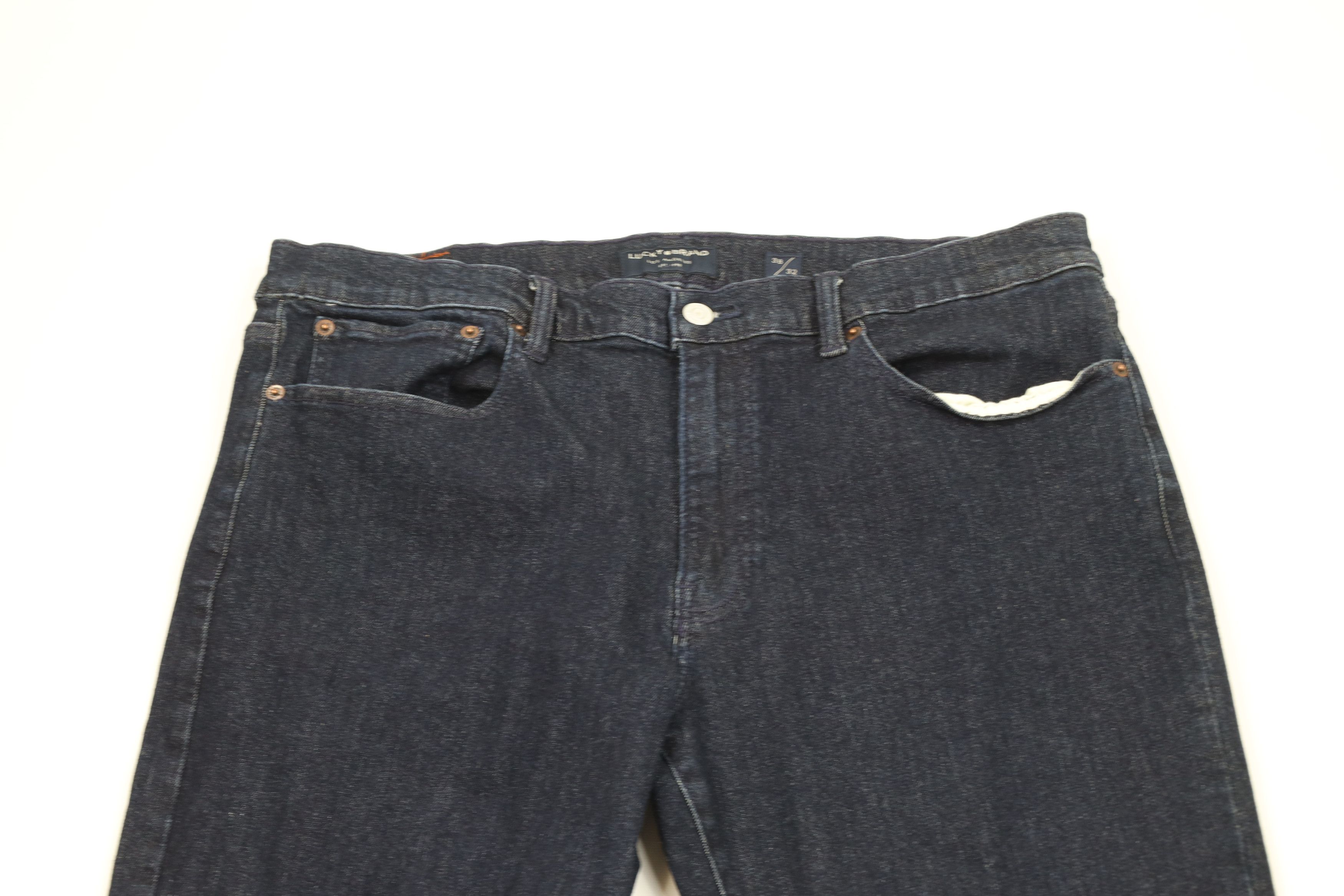 Lucky Brand Vintage Y2K Lucky Brand Straight Stretch Denim Jeans Indigo Size US 38 / EU 54 - 2 Thumbnail