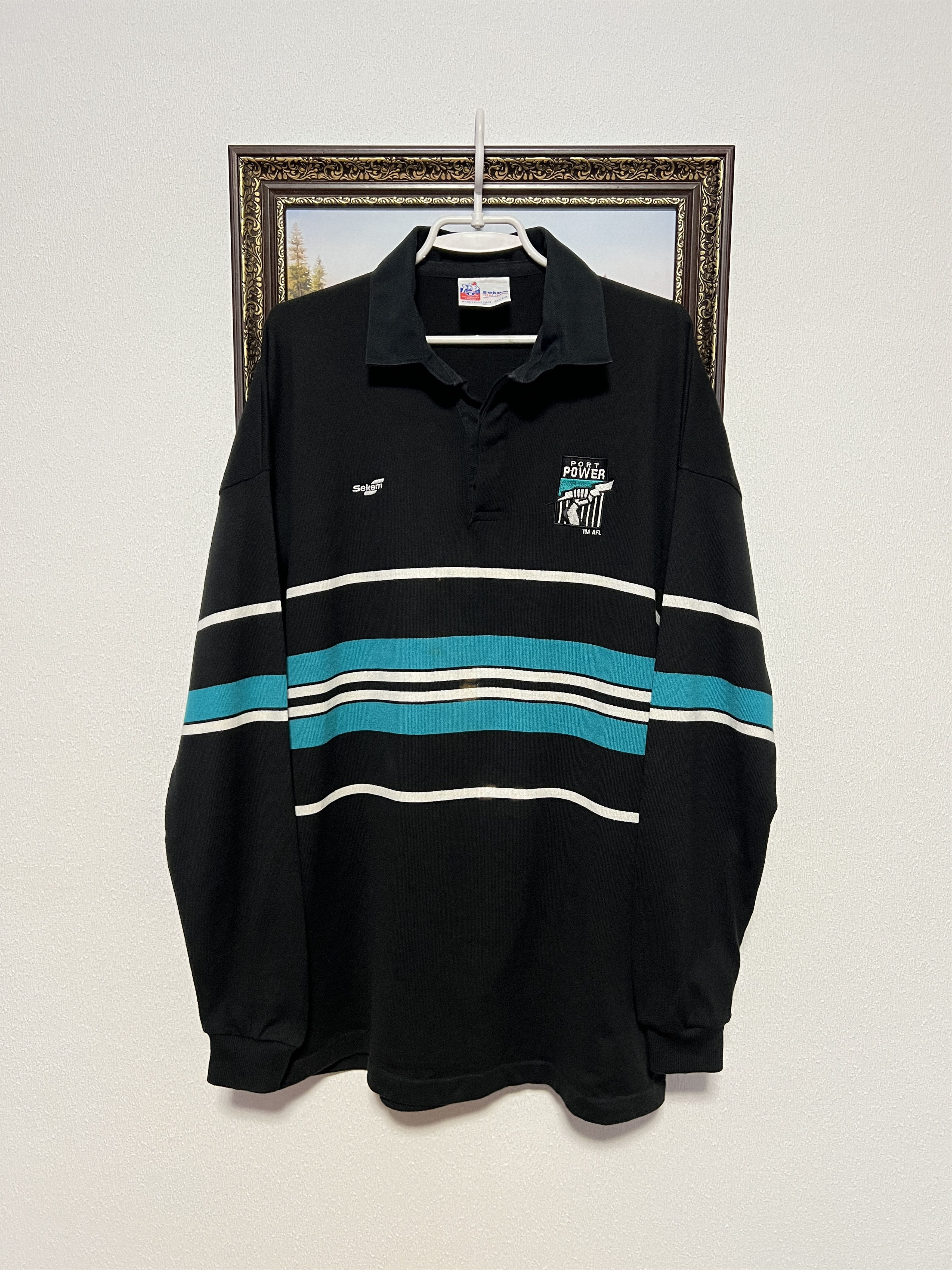 Vintage Vintage AFL Port Adelaide Sekem Football Jersey Size US XL / EU 56 / 4 - 1 Thumbnail