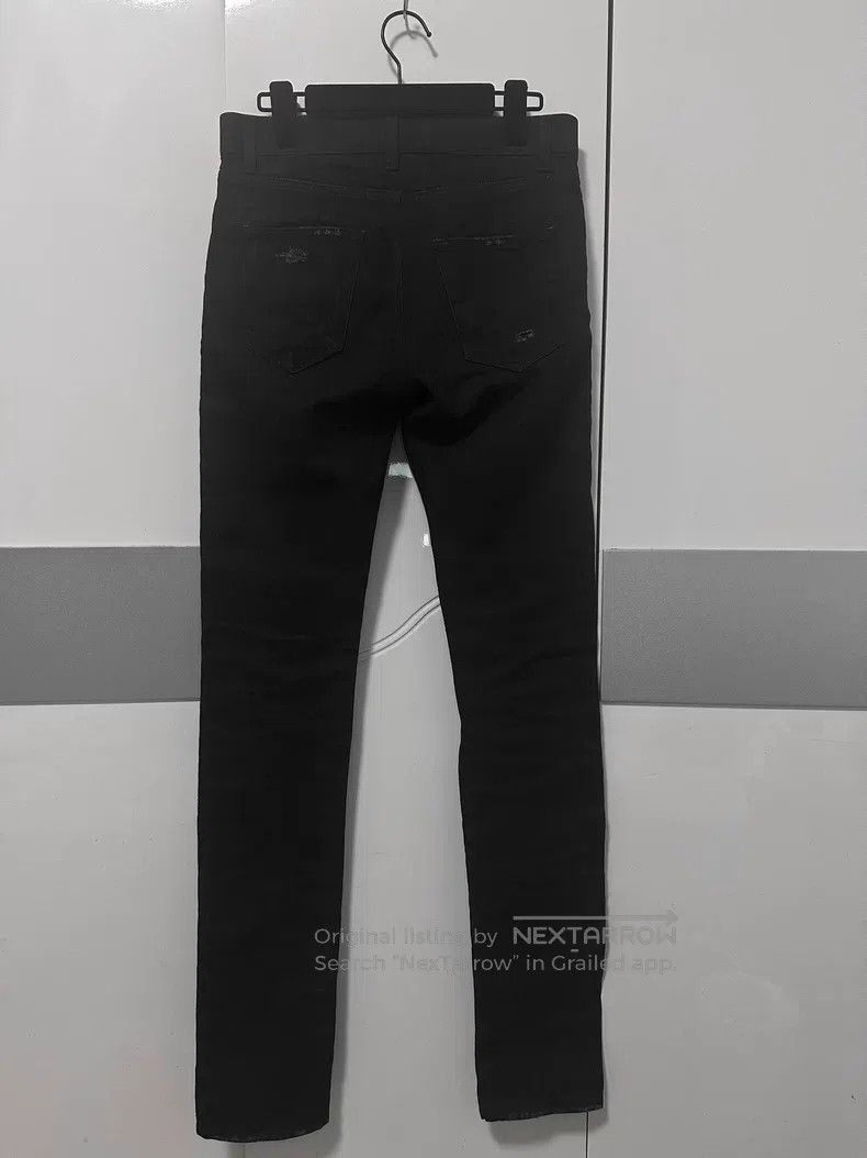 Saint Laurent Paris Saint Laurent Paris Slash Destroyed Denim Jeans Size US 29 - 2 Thumbnail