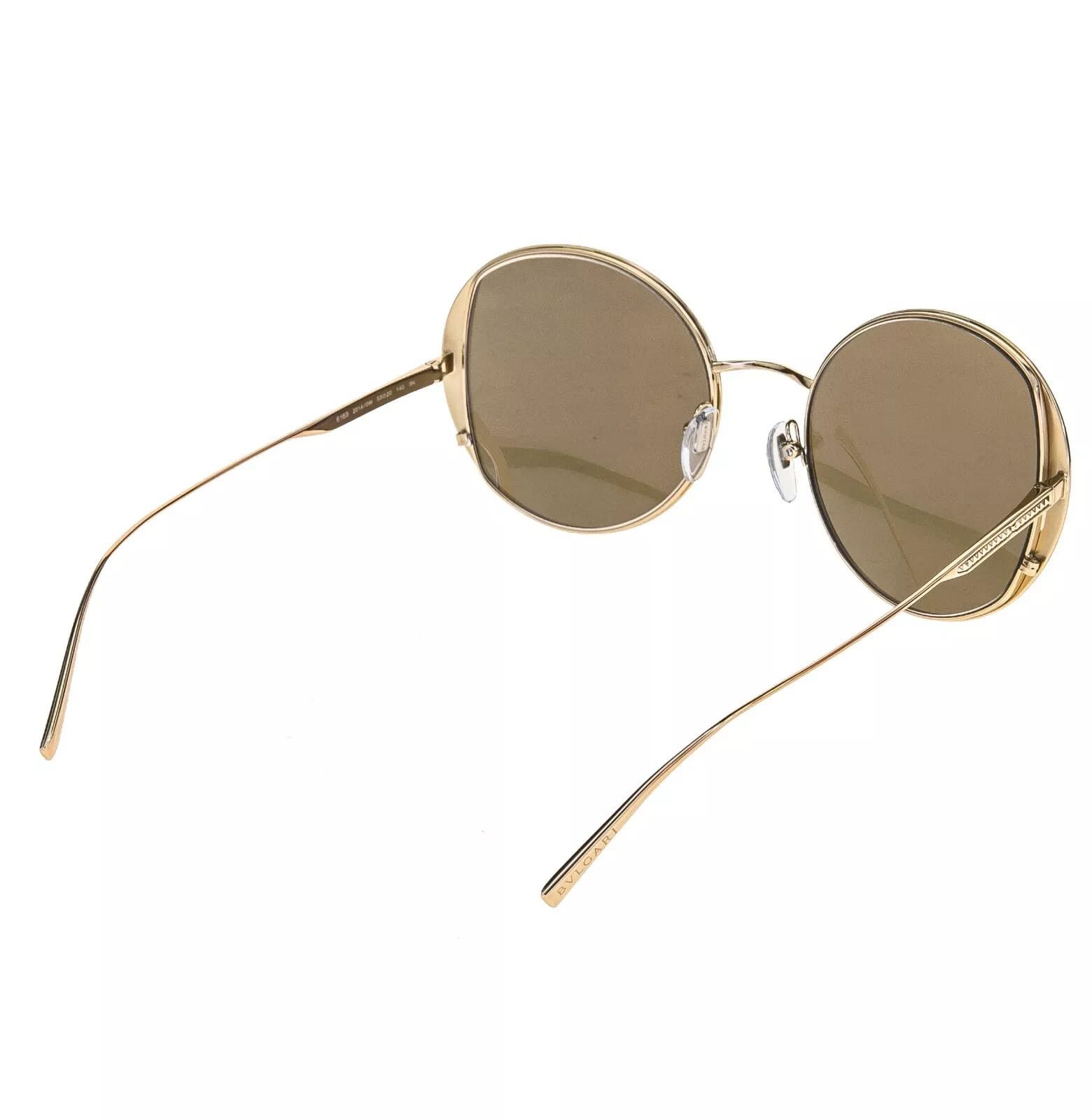 Bvlgari BVLGARI BV6169 Rose Round Metal Fashion Sunglasses 6169 Size ONE SIZE - 3 Thumbnail