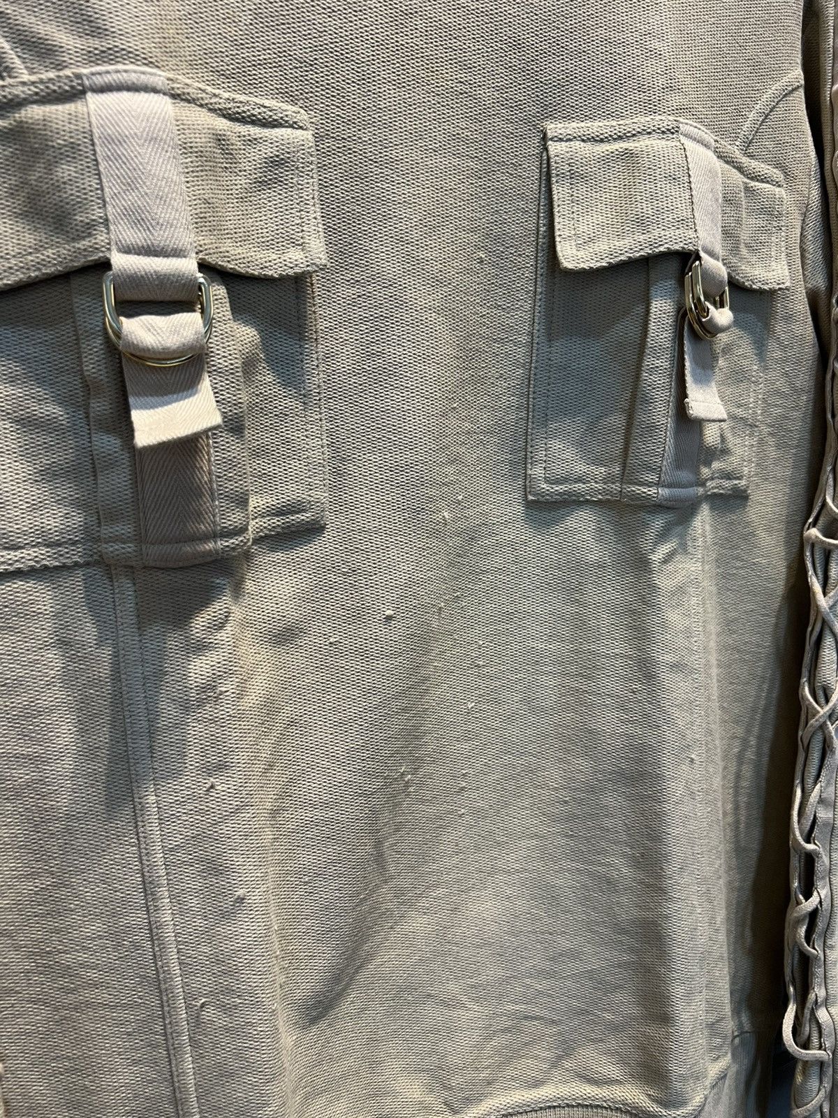 Balmain × Designer Balmain Lace Up Harness Pocket Sweatshirt Size US S / EU 44-46 / 1 - 8 Thumbnail