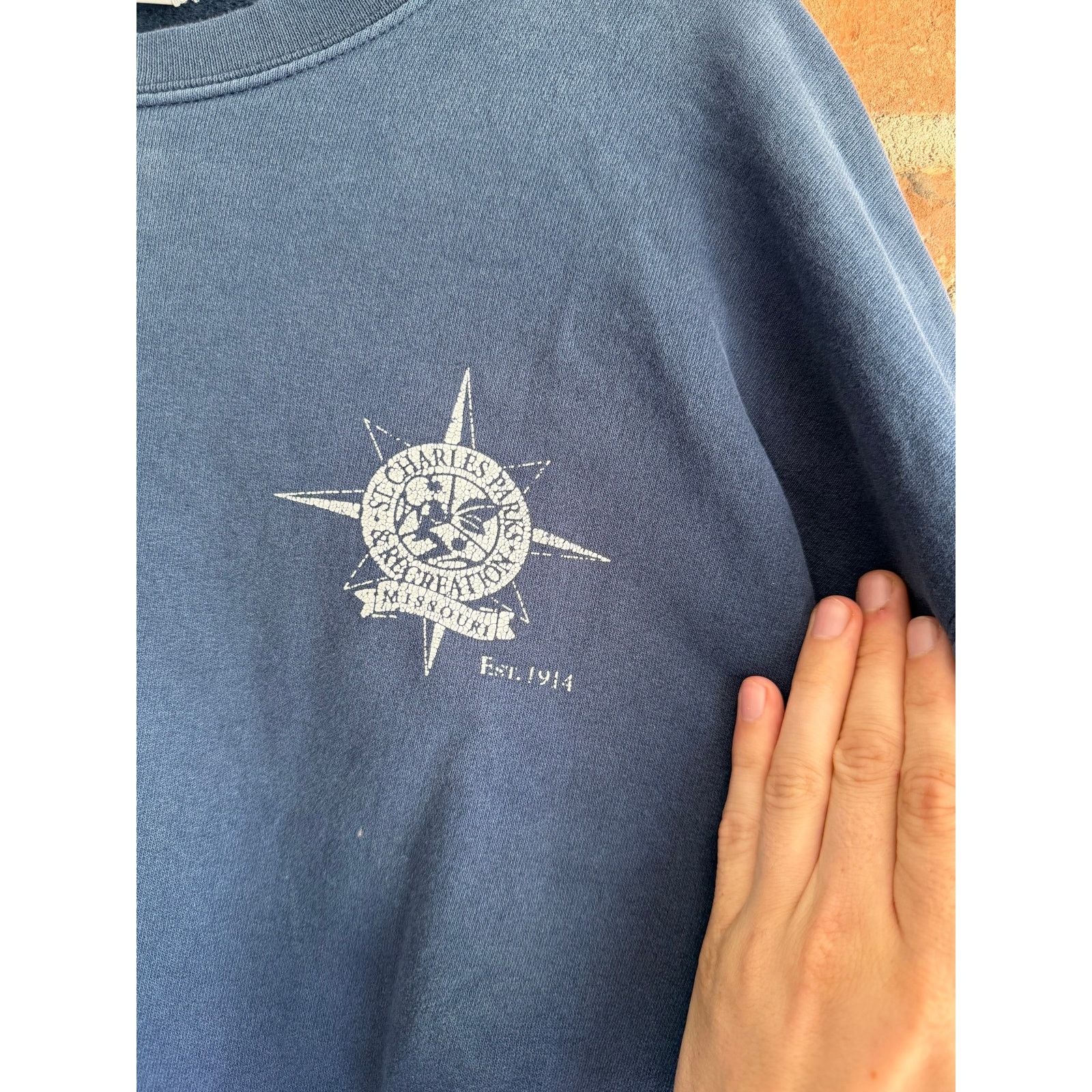 Hanes Vintage St Charles Missouri Parks Rec Sweatshirt Large Size US L / EU 52-54 / 3 - 3 Thumbnail