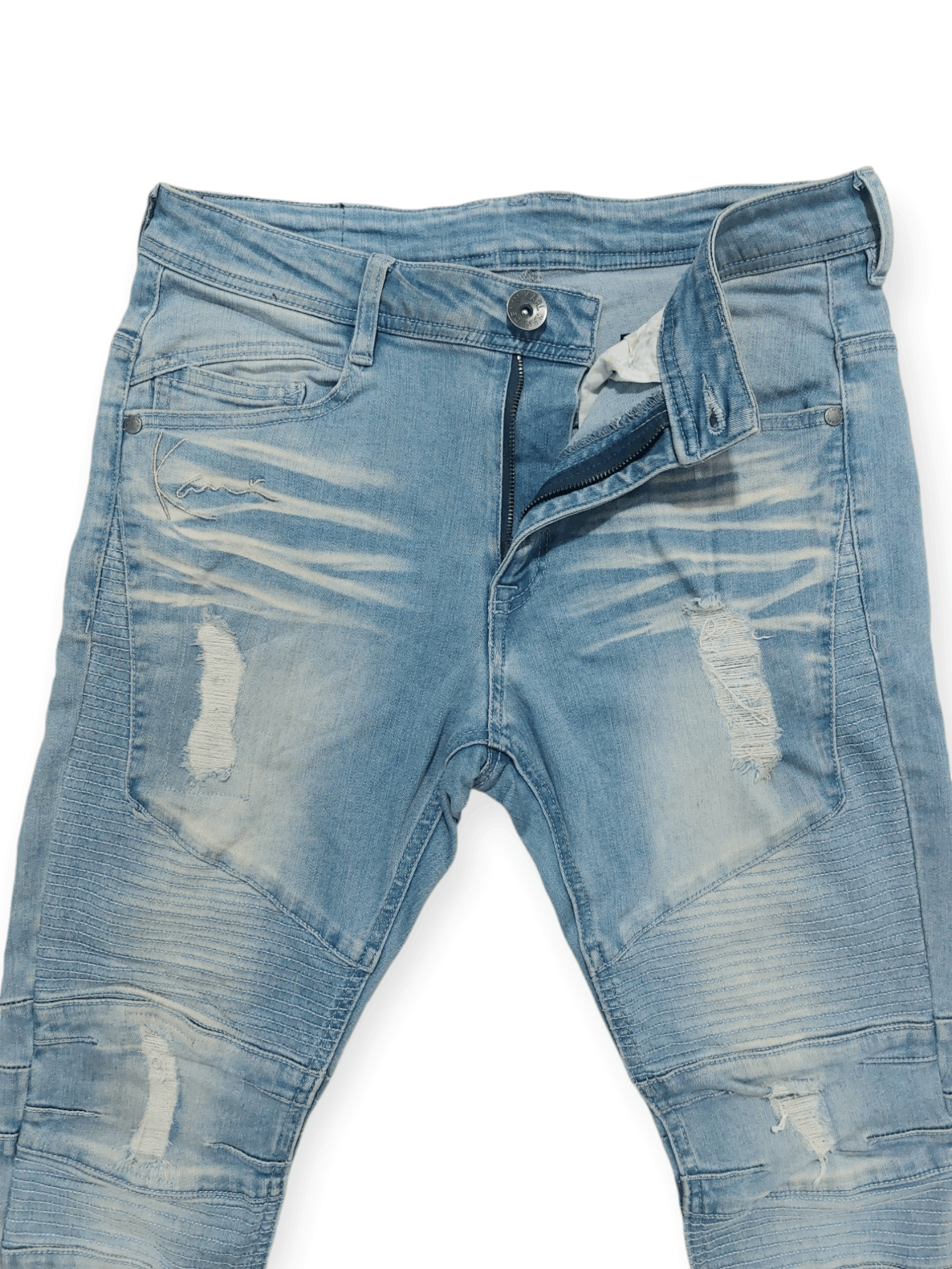 Karl Kani FYE🔥 Karl Kani Punk Biker Denim Size US 32 / EU 48 - 2 Thumbnail
