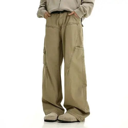 Japanese Brand Makihara x Yuk Casual Safri Wide Cargo Pants Size US 28 / EU 44 - 1 Thumbnail
