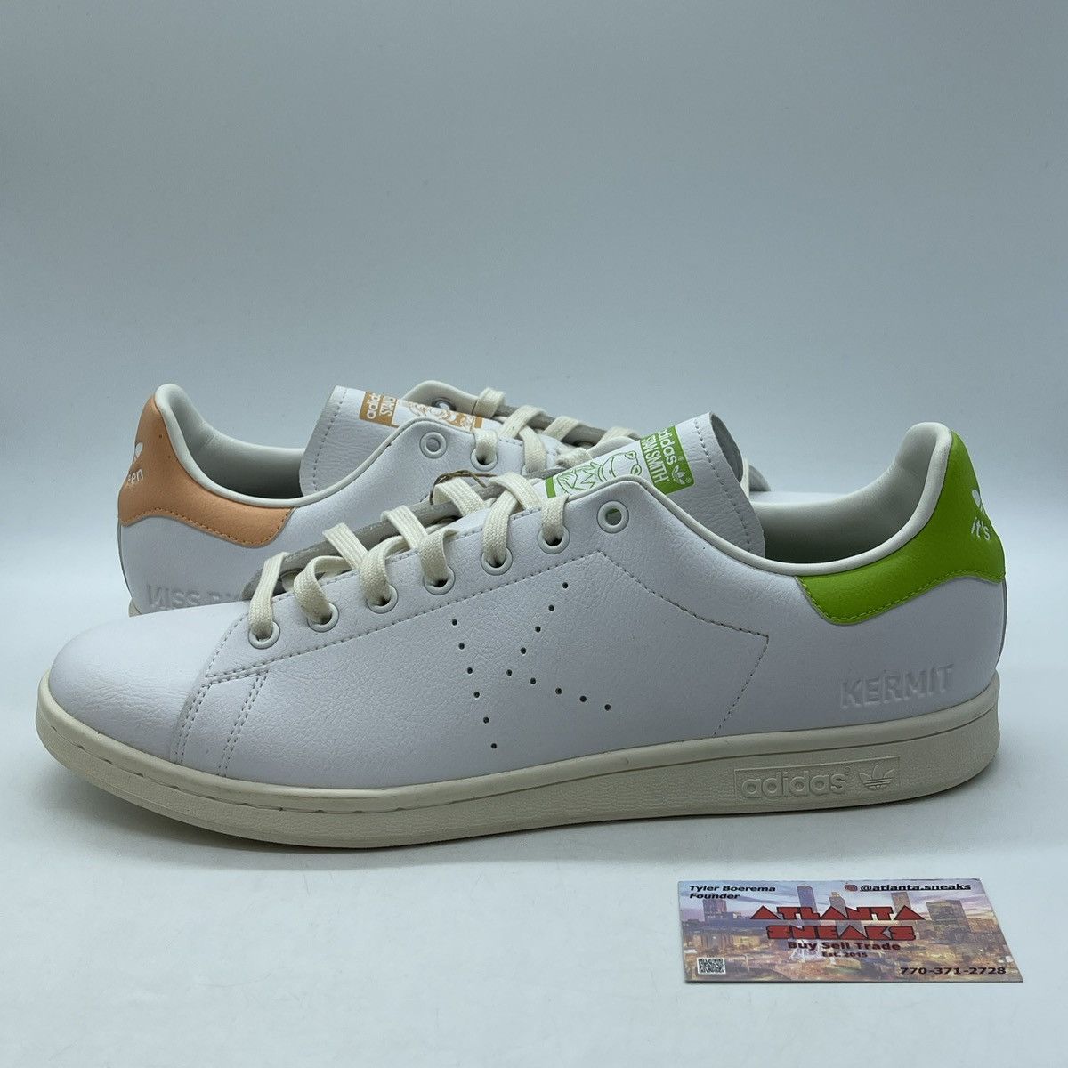 Adidas Disney x Stan smith miss piggy & Kermit Size US 14 / EU 47 - 1 Thumbnail