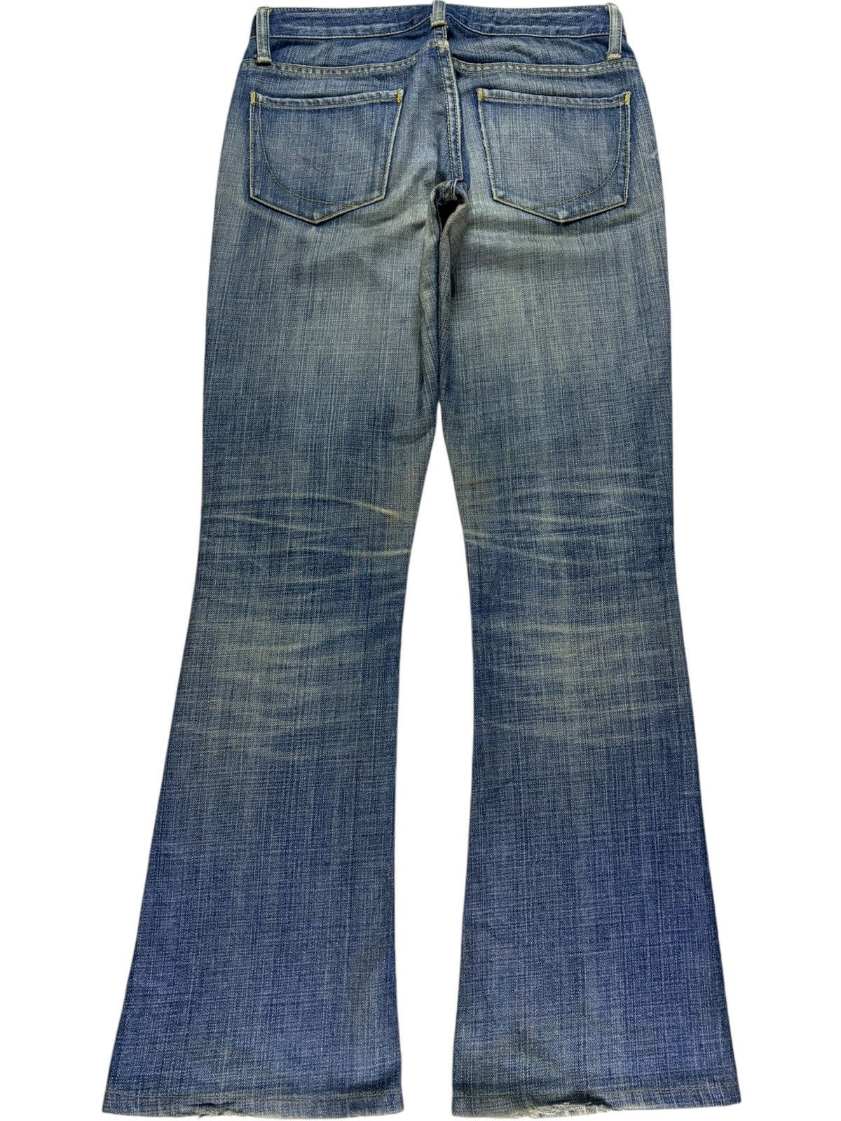 Japanese Brand × Paper Denim & Cloth Vintage USA Paper Denim Clothes Mud Wash Flare Jeans Size 30" / US 8 / IT 44 - 2 Thumbnail