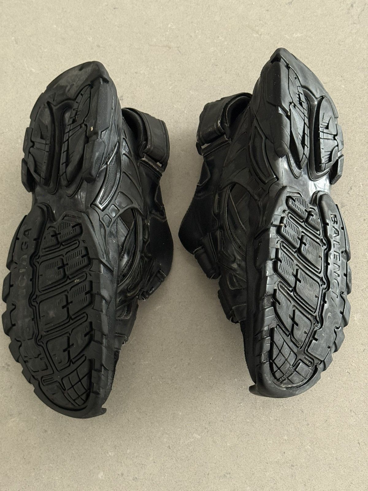 Balenciaga Black Balenciaga Track Sandals Size US 8 / EU 41 - 5 Thumbnail