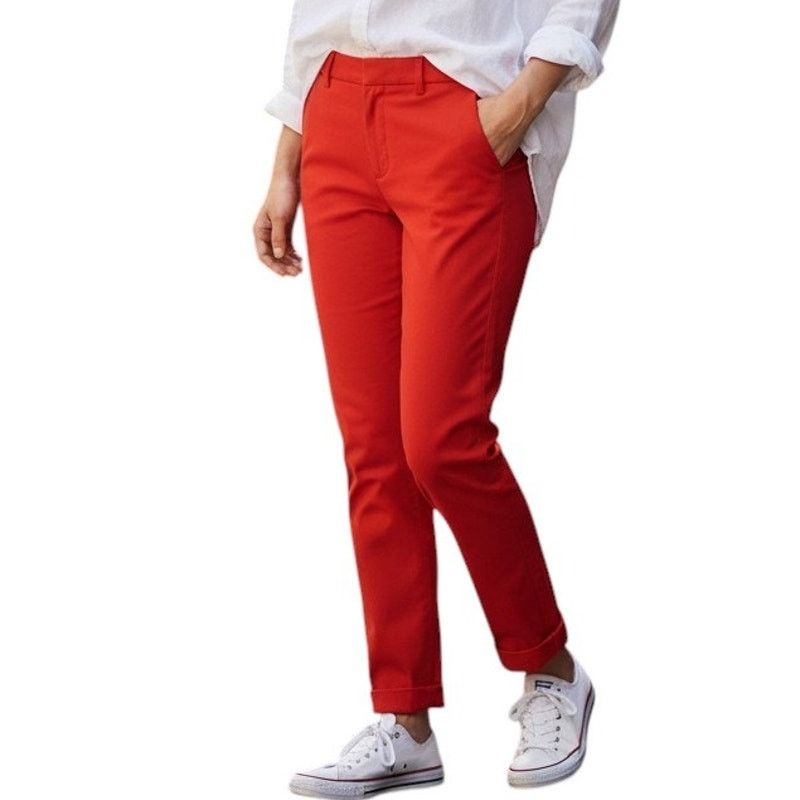 Boden Boden Richmond Pants Trousers Size 6L / 6 Long Bright Coral Size 28" / US 6 / IT 42 - 1 Thumbnail