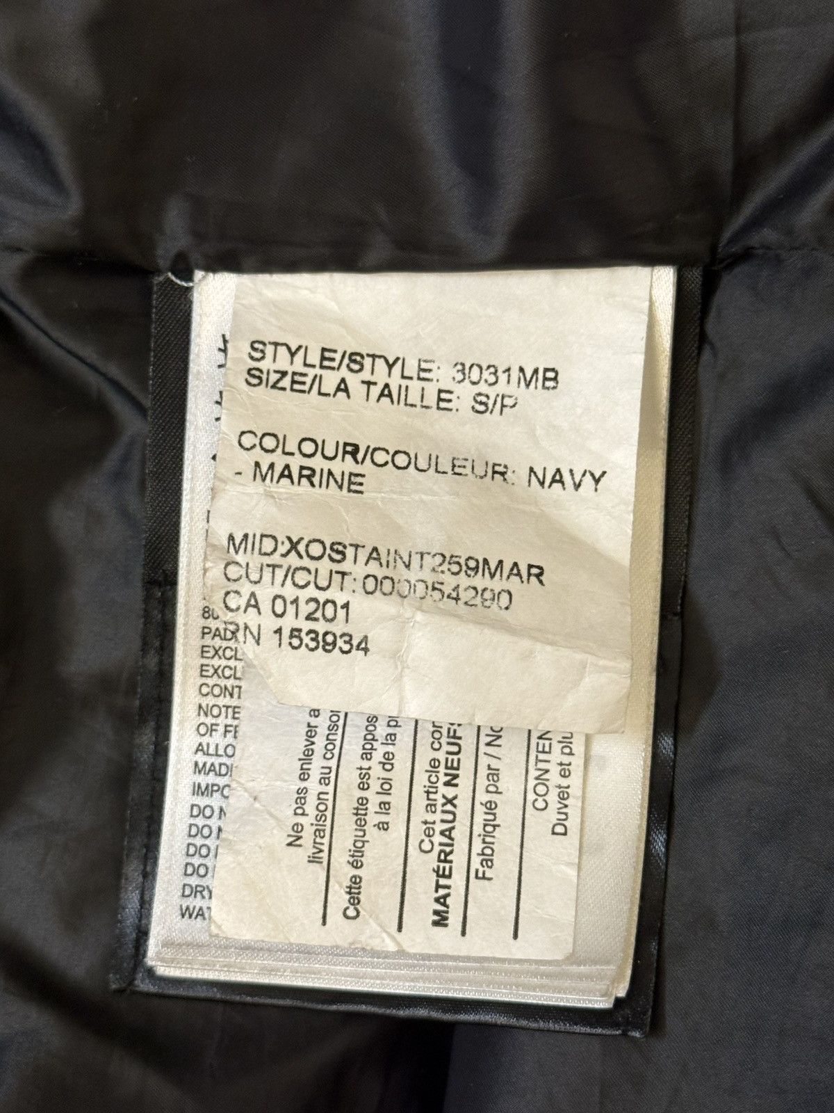 Canada Goose Canada Goose Men’s Wedgemount Parka - Navy Marine Size US S / EU 44-46 / 1 - 4 Thumbnail