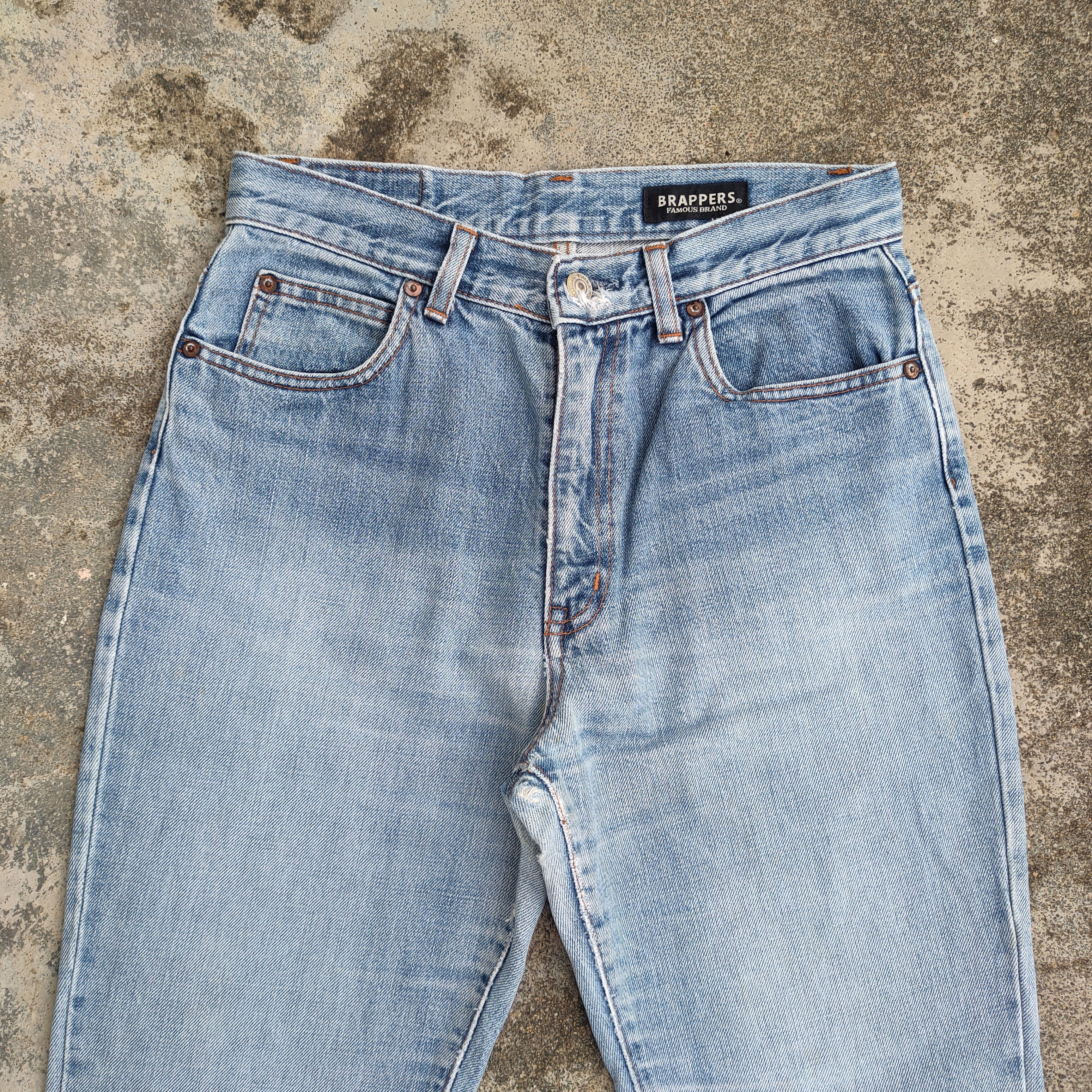 Japanese Brand × Jean × Vintage VINTAGE BRAPPERS FLARE FADED JEANS DENIM PANTS Size US 29 - 2 Thumbnail