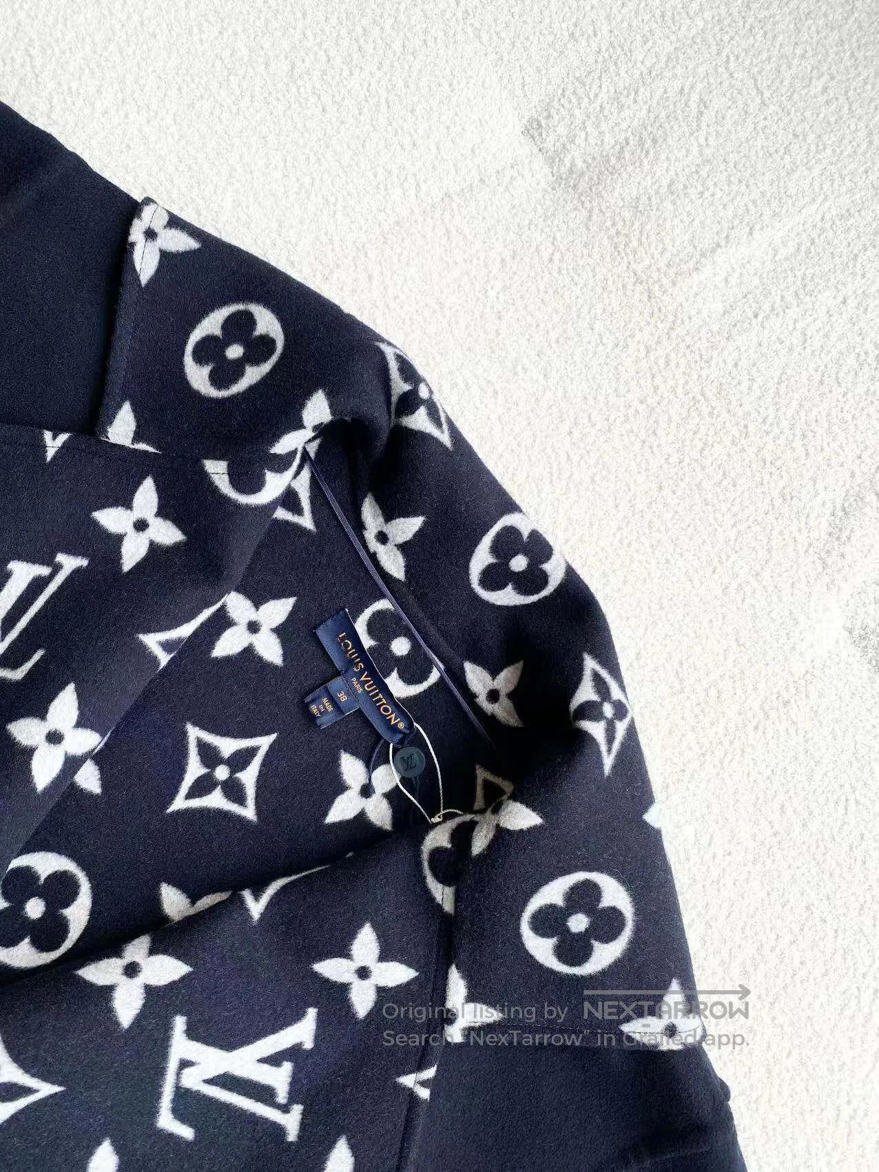 Louis Vuitton Louis Vuitton 23SS lining old flower belt coat| Size XS / US 0-2 / IT 36-38 - 4 Thumbnail