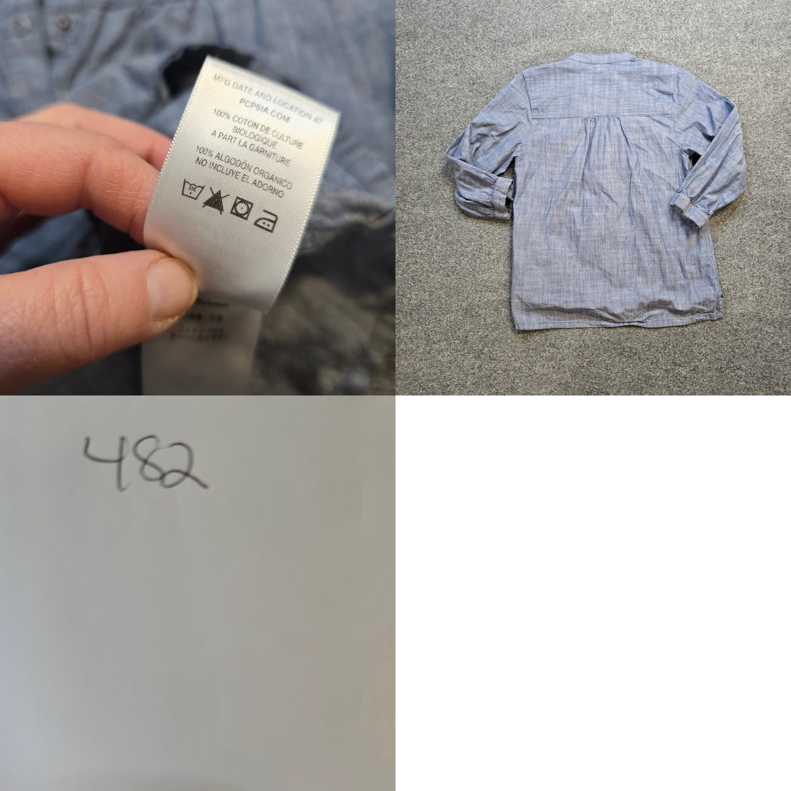 Patagonia Patagonia Shirt Womens Size 6 Blue Chambray Denim Snap Button Casual Outdoors Size M / US 6-8 / IT 42-44 - 8 Thumbnail