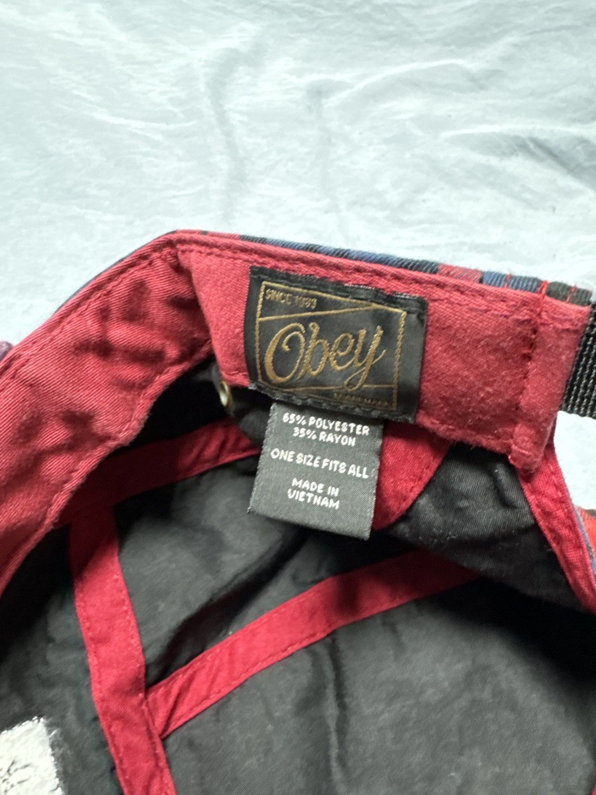 Obey Obey flannel Camp Cap Size ONE SIZE - 7 Thumbnail