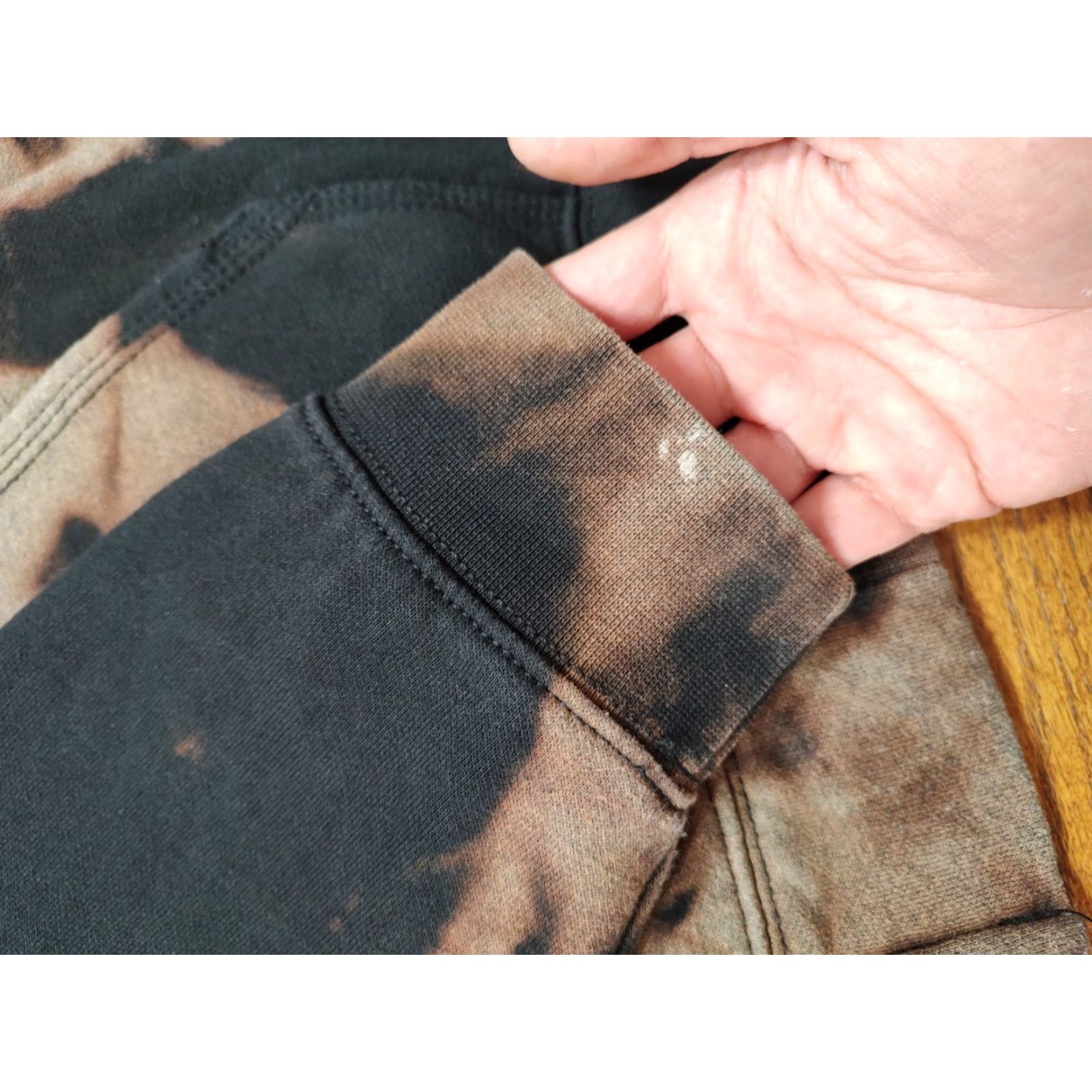 Carhartt VINTAGE Carhartt Hoodie Mens XL Black Full Zip Tie Dye Acid Wash Sweatshirt Loose Fit Size US XL / EU 56 / 4 - 5 Thumbnail