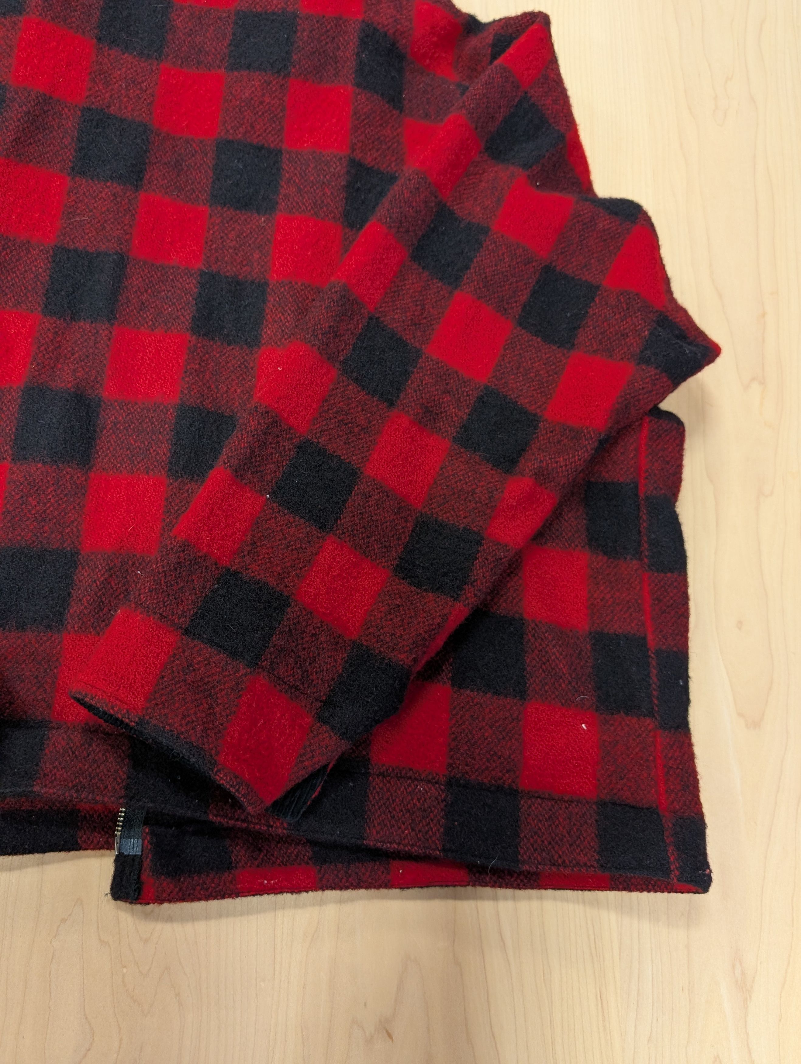 Rosa Rugosa Rosa Rugosa Red & Black Wool Plaid Jacket Size US XXL / EU 58 / 5 - 5 Thumbnail