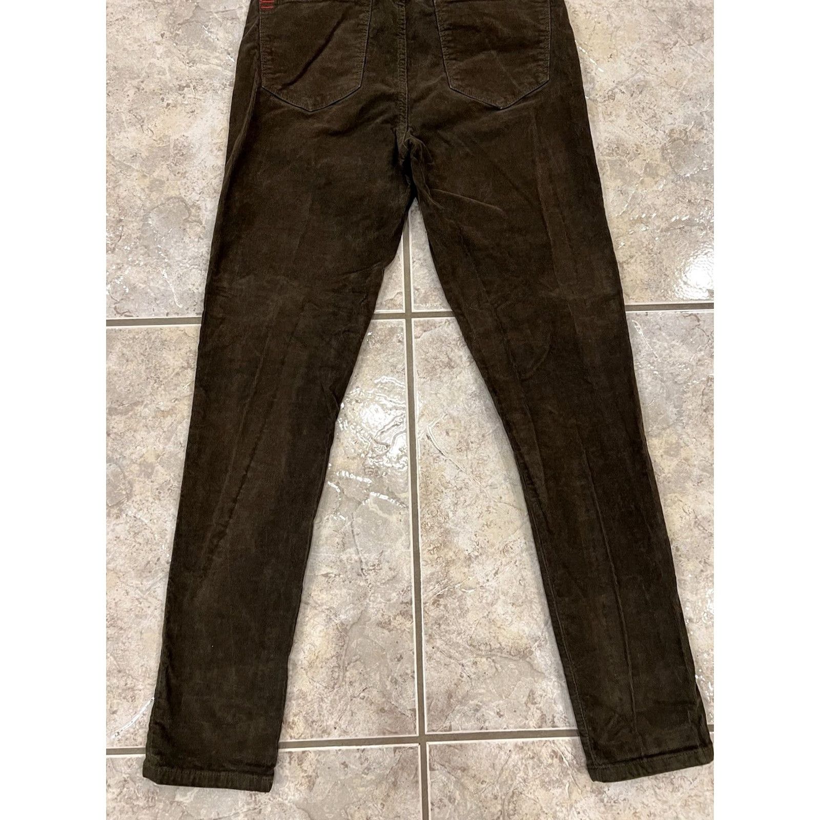 Bdg VINTAGE BDG Urban Outfitters Twig High Rise Corduroy Pants Green Womens 26W Skinny Straightened Size 26" / US 2 / IT 38 - 7 Thumbnail