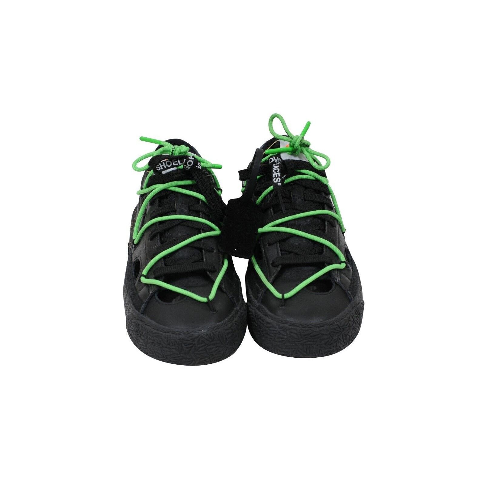 Nike × Off-White Blazer Low Top Black Electro Lime Size US 10 / EU 43 - 2 Thumbnail