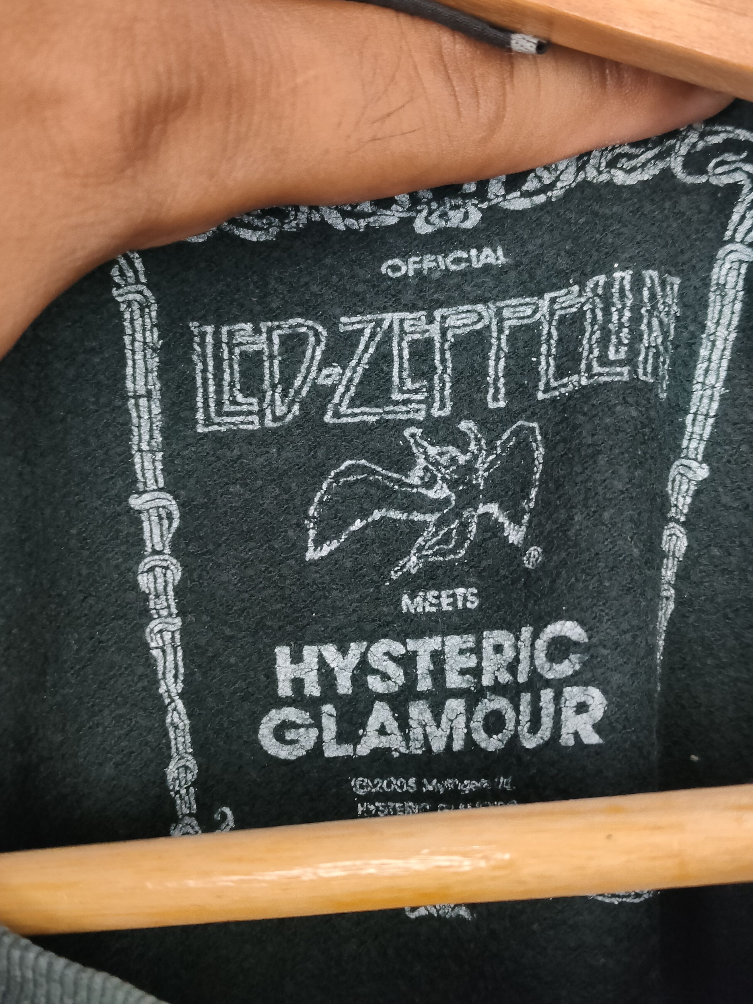 Band Tees × Hysteric Glamour Hysteric Glamour Led Zeppelin Sunfaded Sweatshirt Size US M / EU 48-50 / 2 - 4 Thumbnail