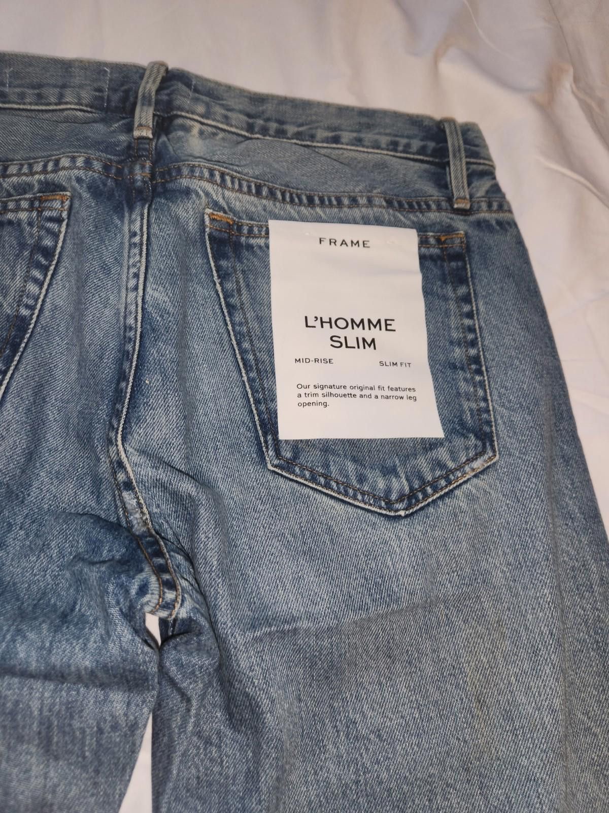 Frame FRAME L'HOMME SLIM MID-RISE SLIM FIT Size US 28 / EU 44 - 4 Thumbnail