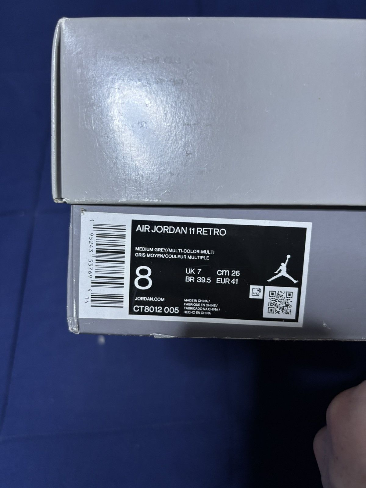 Jordan Brand Jordan 11 Retro High Cool Grey 2021 Size 8 Size US 8 / EU 41 - 9 Thumbnail