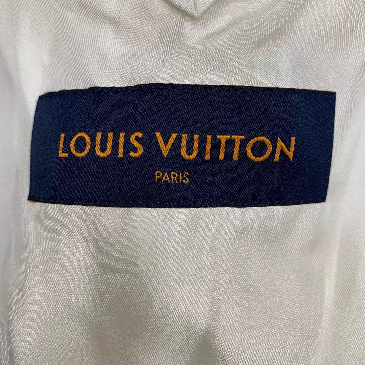 Louis Vuitton LV Milk White Peace Dove Wool Silk Blazer 46 Size 46R - 6 Thumbnail