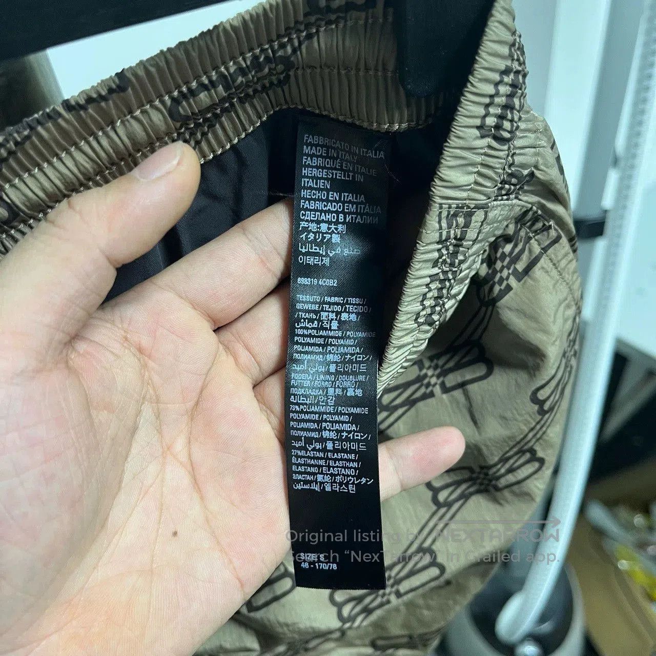 Balenciaga Balenciaga BB Monogram Print Shorts. Size US 35 - 4 Thumbnail