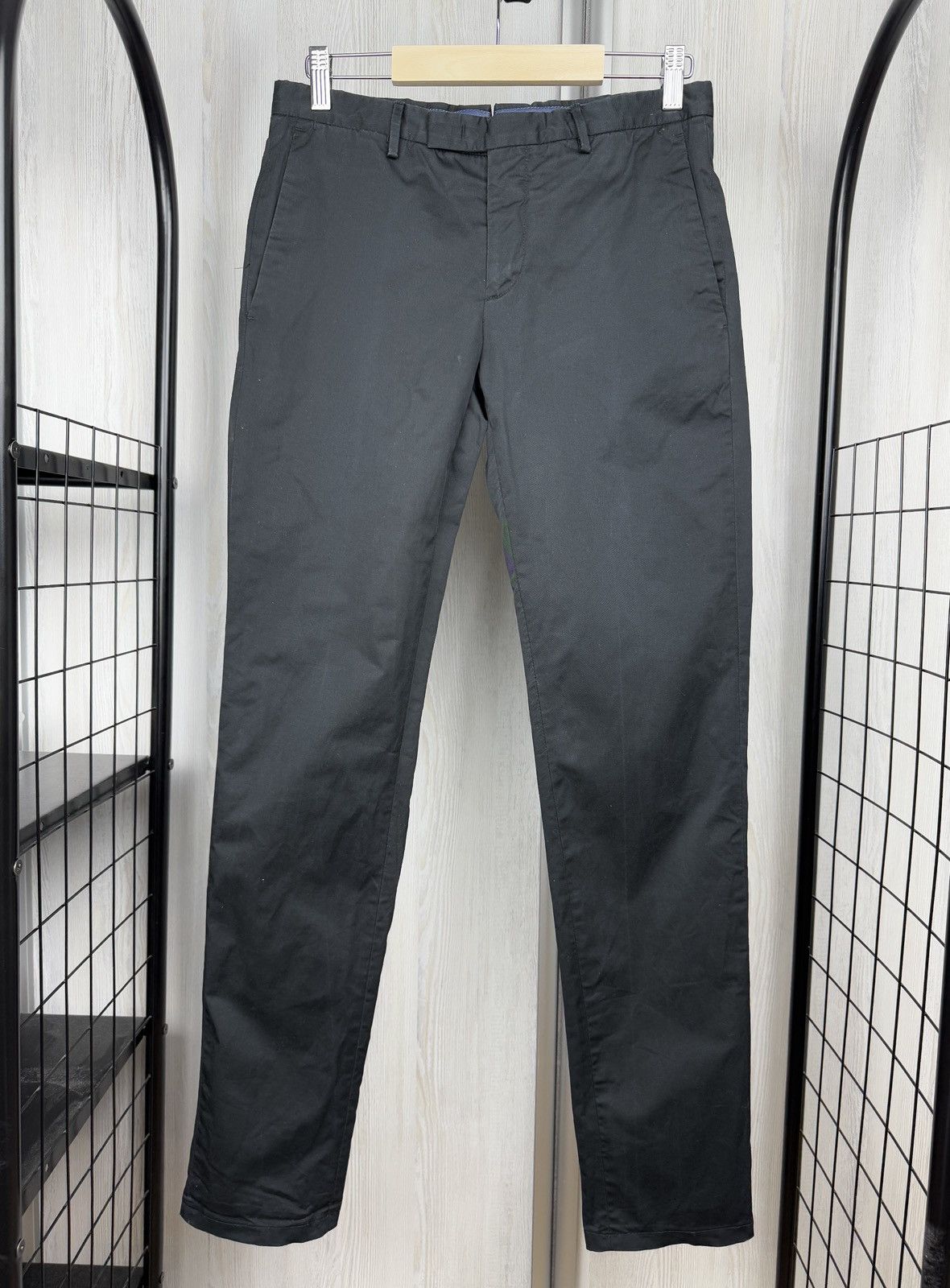 PT Torino PT01 Skinny Fit Stretch basic black chino pants Size US 28 / EU 44 - 2 Thumbnail