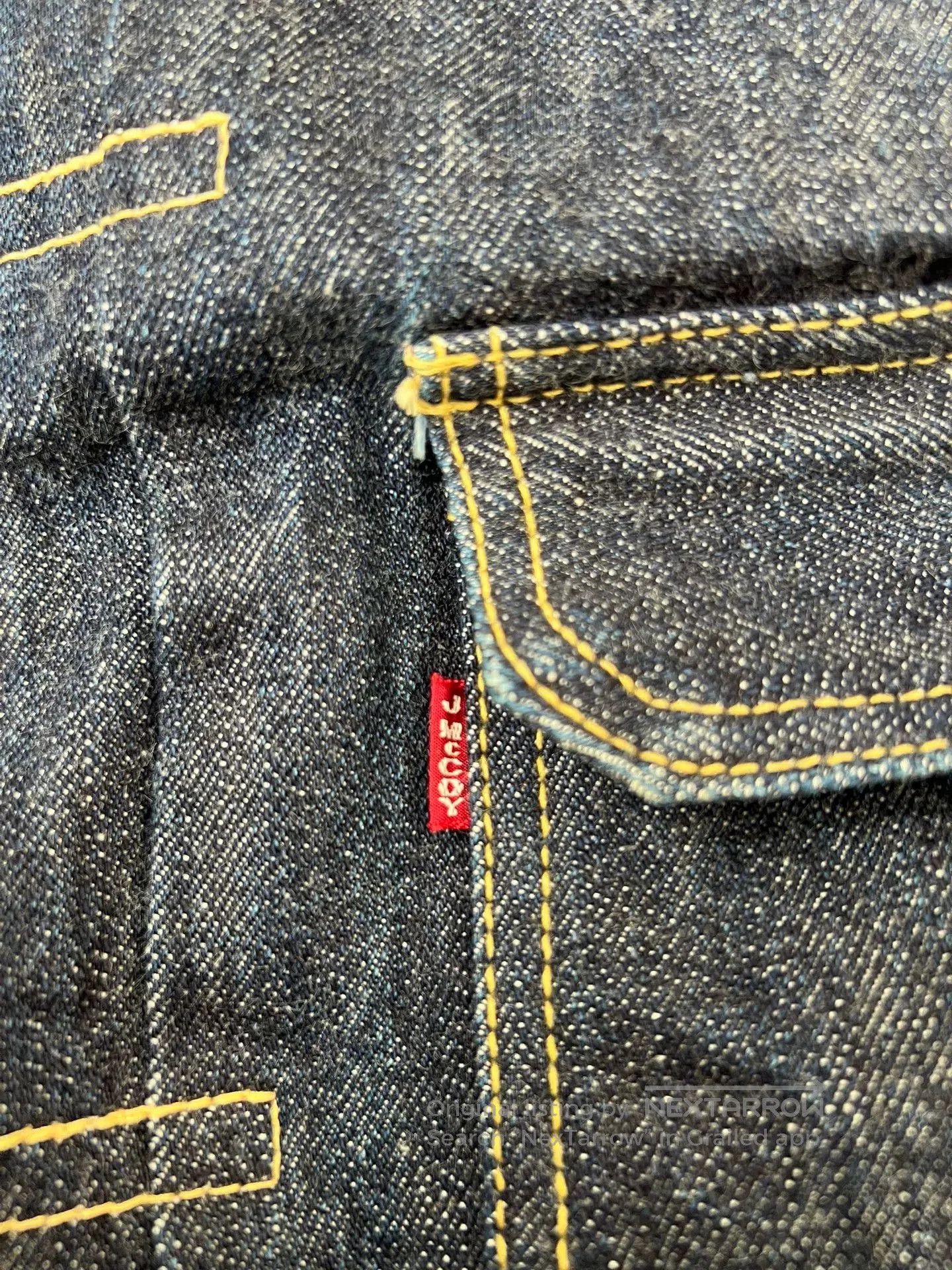 The Real McCoy's Joe McCoy Vintage Denim Jacket. Size US XXL / EU 58 / 5 - 3 Thumbnail