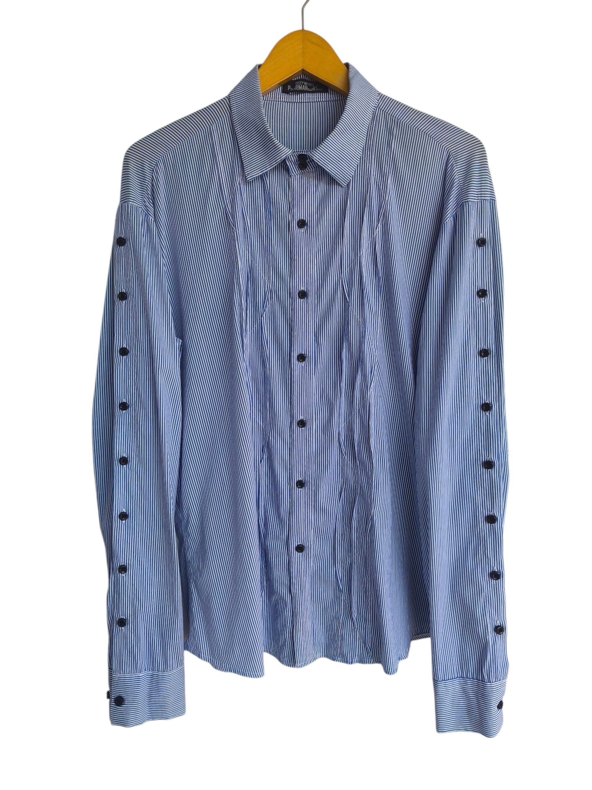Issey Miyake Issey Miyake Permanente Ruffle button up sleeve shirt Size US M / EU 48-50 / 2 - 1 Thumbnail