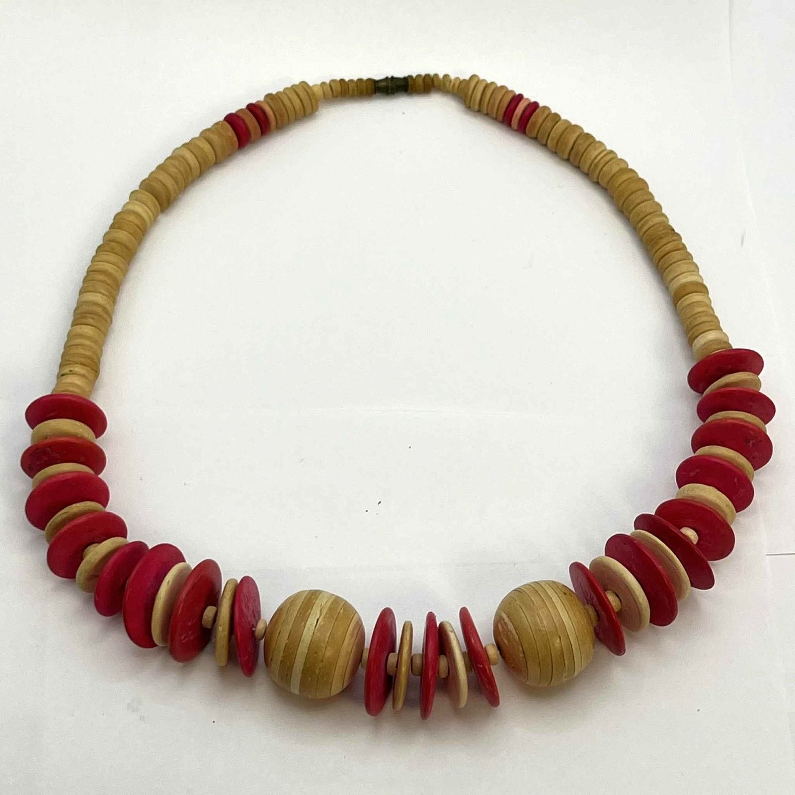 Other Pink Wooden Necklace Size ONE SIZE - 3 Thumbnail