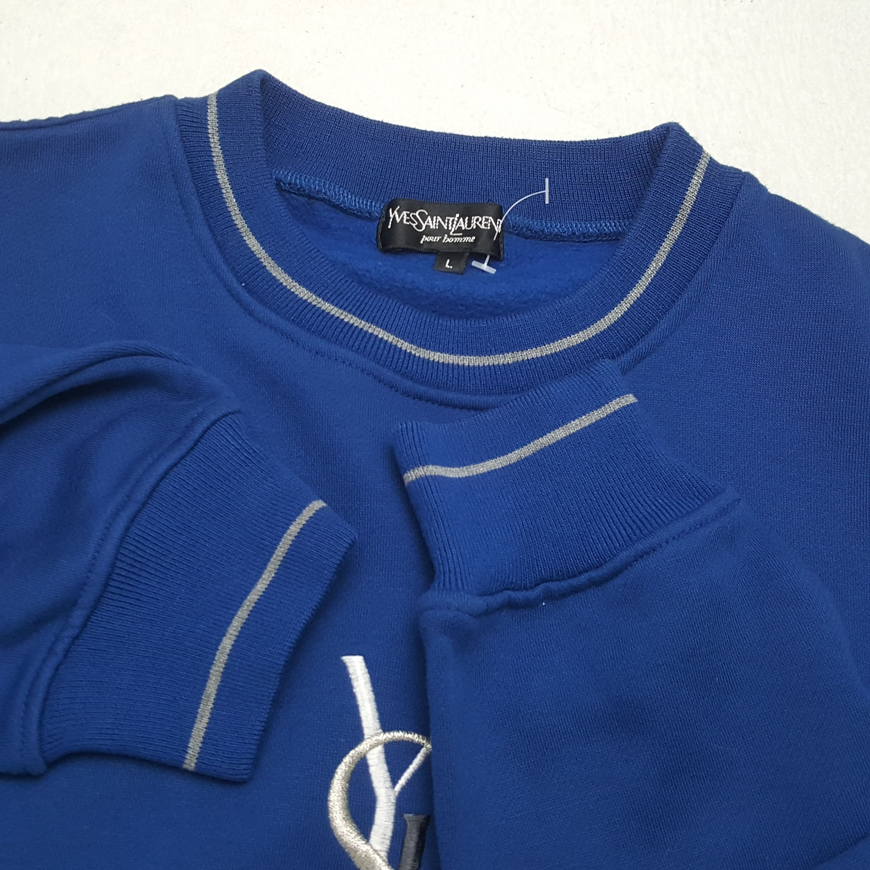 Vintage × Yves Saint Laurent YVES SAINT LAURENT Luxury Brand Fashion Style Sweatshirt Size US L / EU 52-54 / 3 - 9 Thumbnail