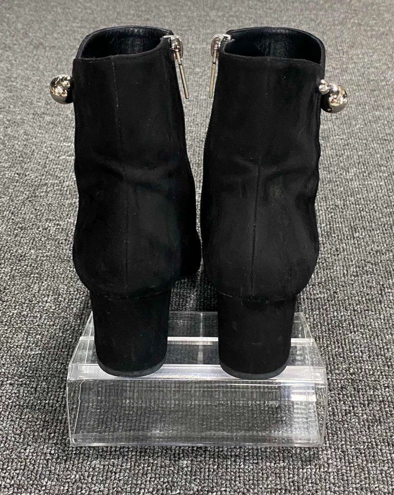 Dior Dior Black Suede Mid-2505 Size US 5.5 / IT 35.5 - 5 Thumbnail