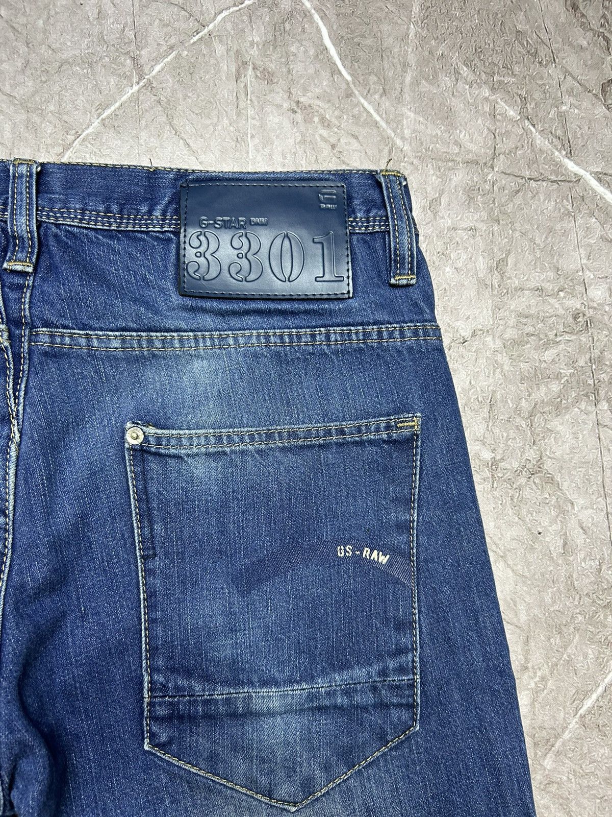 Designer × G-Star × Vintage G-STAR Jeans Raw Vintage Blue Size US 32 / EU 48 - 4 Thumbnail