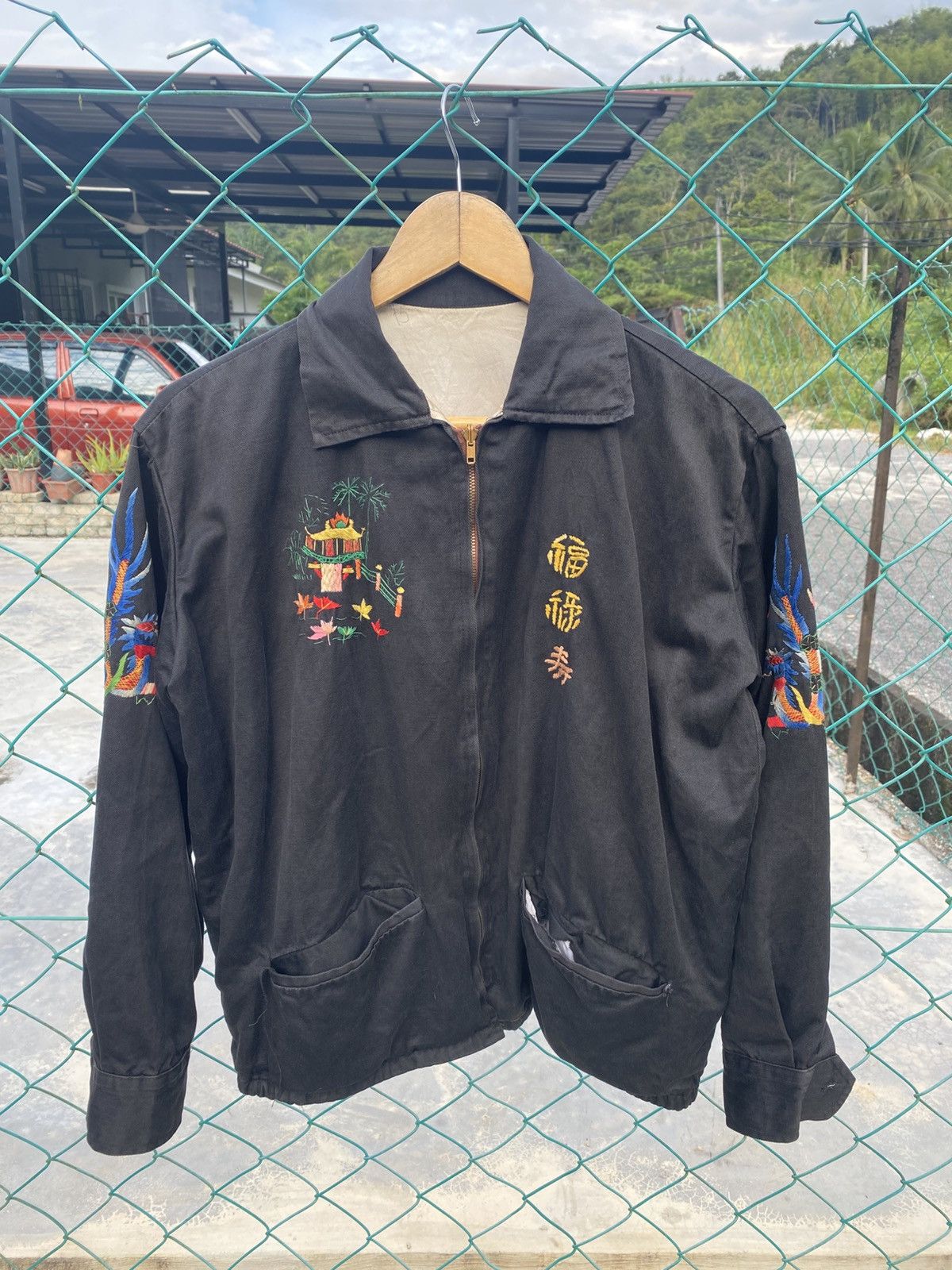 Vintage Vintage 60’s Chu Lai Vietnam 1965-1966 embroidery riversible Size US M / EU 48-50 / 2 - 2 Thumbnail