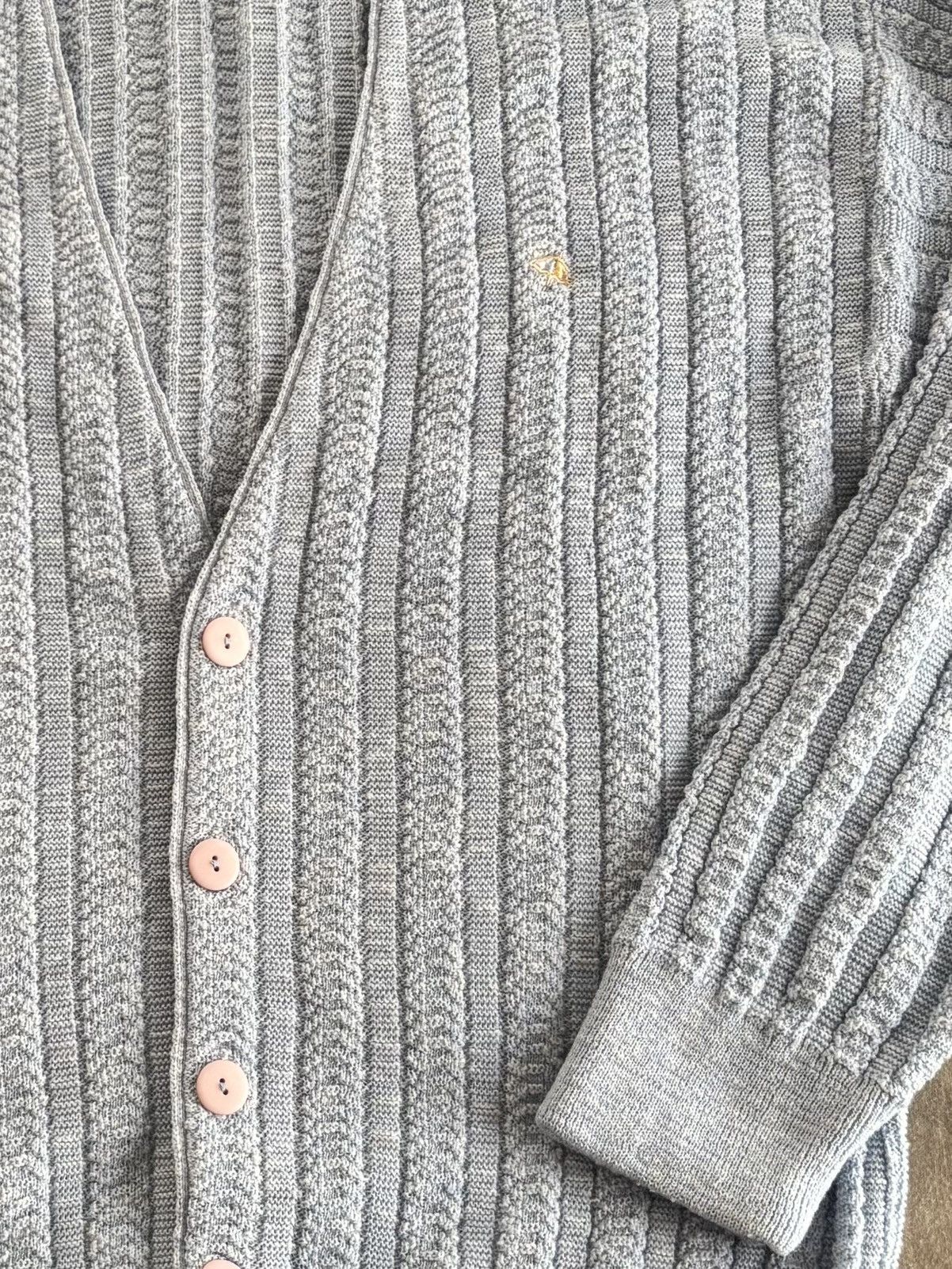 Other Arnold Palmer Vintage Mens Cardigan knit Sweater Size US L / EU 52-54 / 3 - 4 Thumbnail