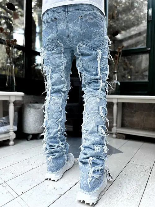 Japanese Brand Hitomi x Ishii #25 Streetwise Stretch Pants Jeans Size US 38 / EU 54 - 3 Thumbnail