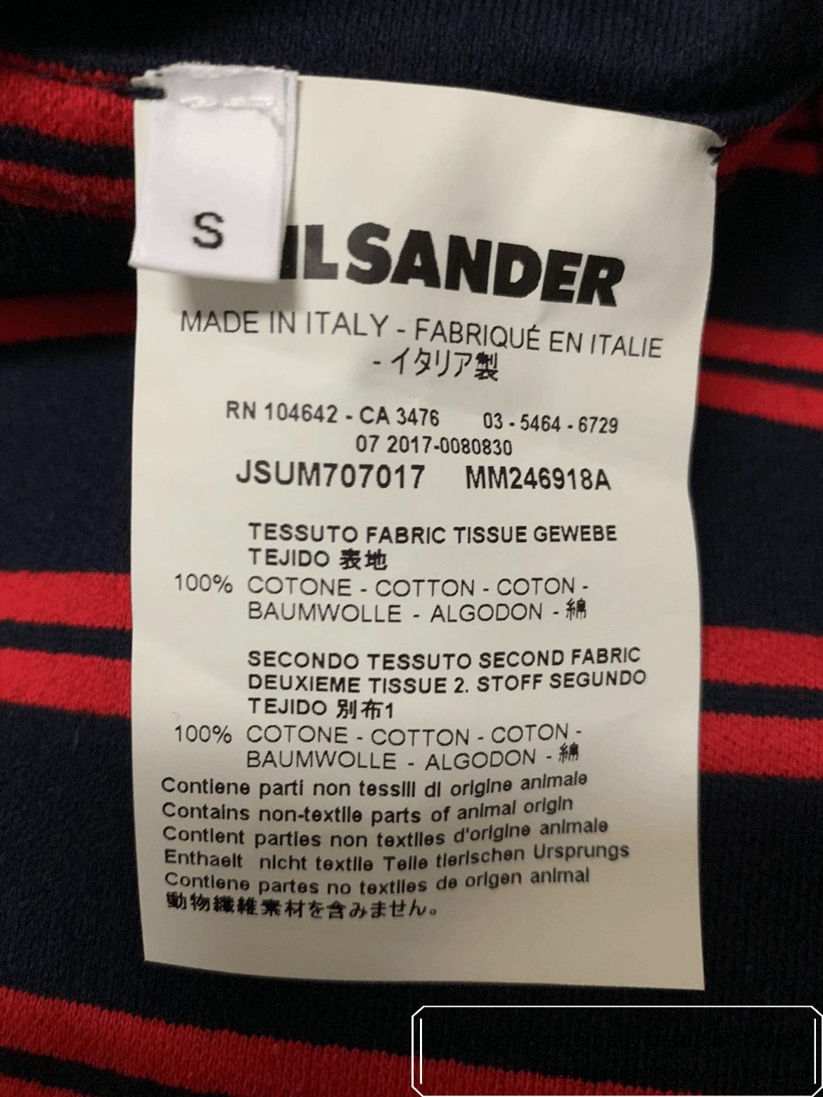 Jil Sander Jil Sander Stripe Joint Jacket Size US S / EU 44-46 / 1 - 4 Thumbnail