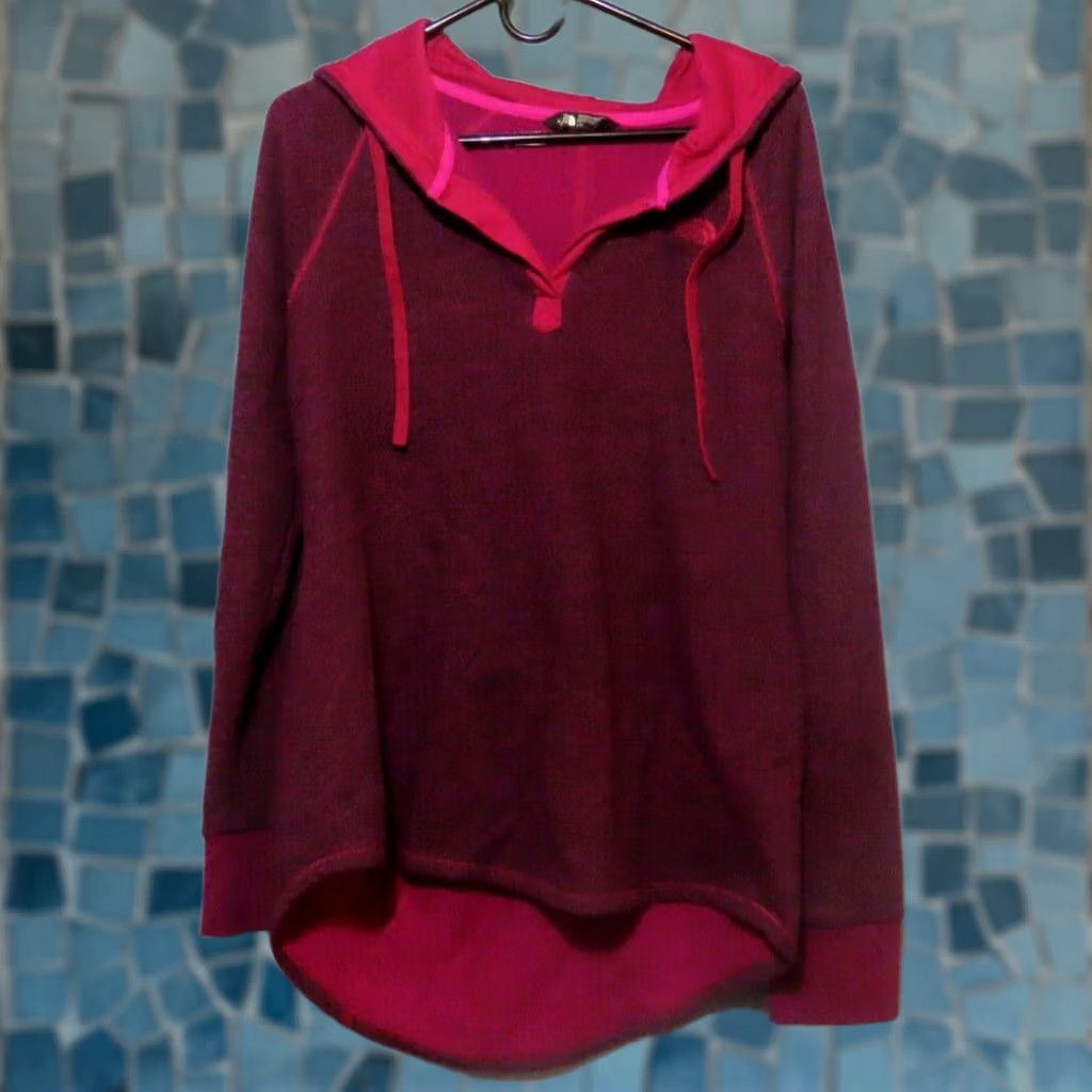 The North Face The North Face Hoodie L Purple Women's Sweatshirt No Pockets Size L / US 10 / IT 46 - 1 Thumbnail