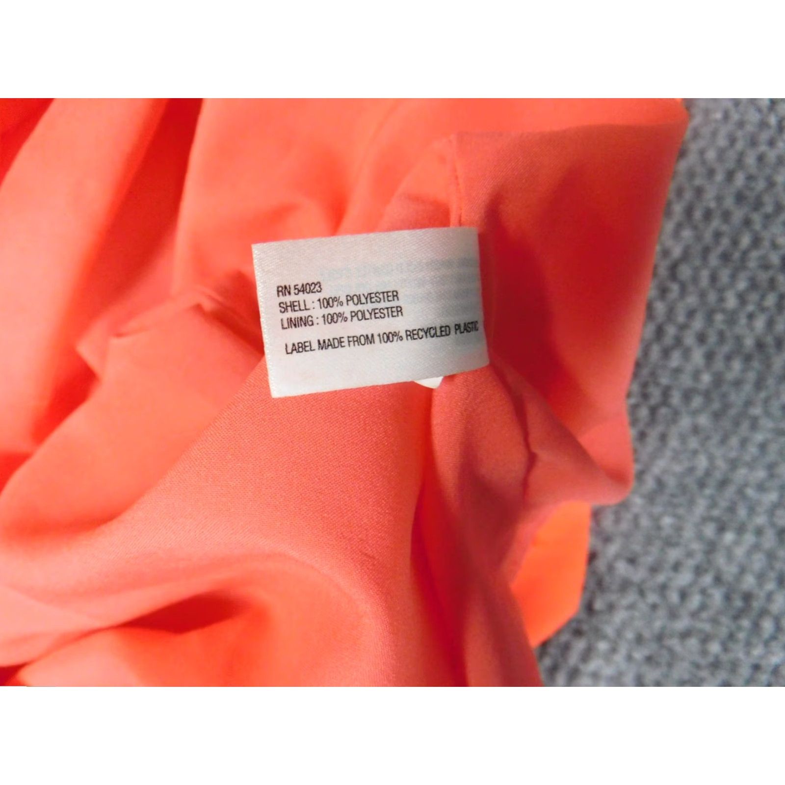 Gap Gap Sundress Dress Womens M Orange A-line Sleeveless Dolman Ruffle Lined Polyester Rayon Long Casual Business 60s? 0 Size M / US 6-8 / IT 42-44 - 7 Thumbnail