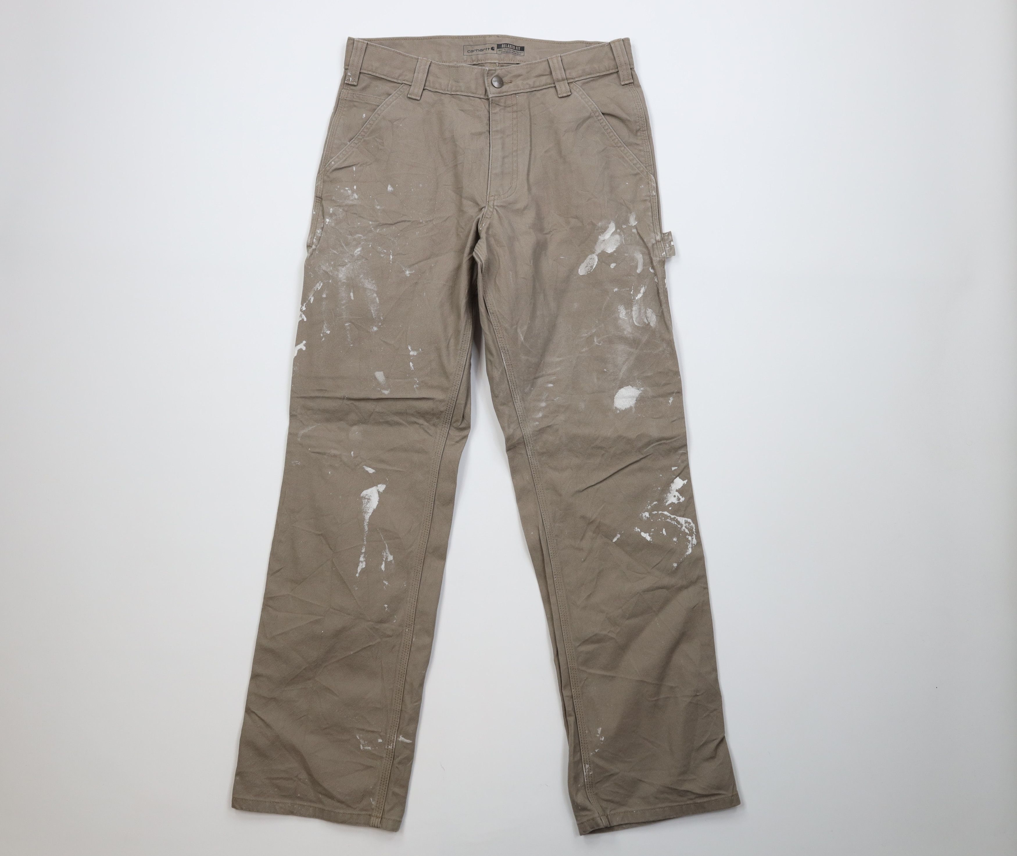 Carhartt Vintage Y2K Carhartt Fit Canvas Wide Leg Pants Desert Size US 31 - 1 Thumbnail